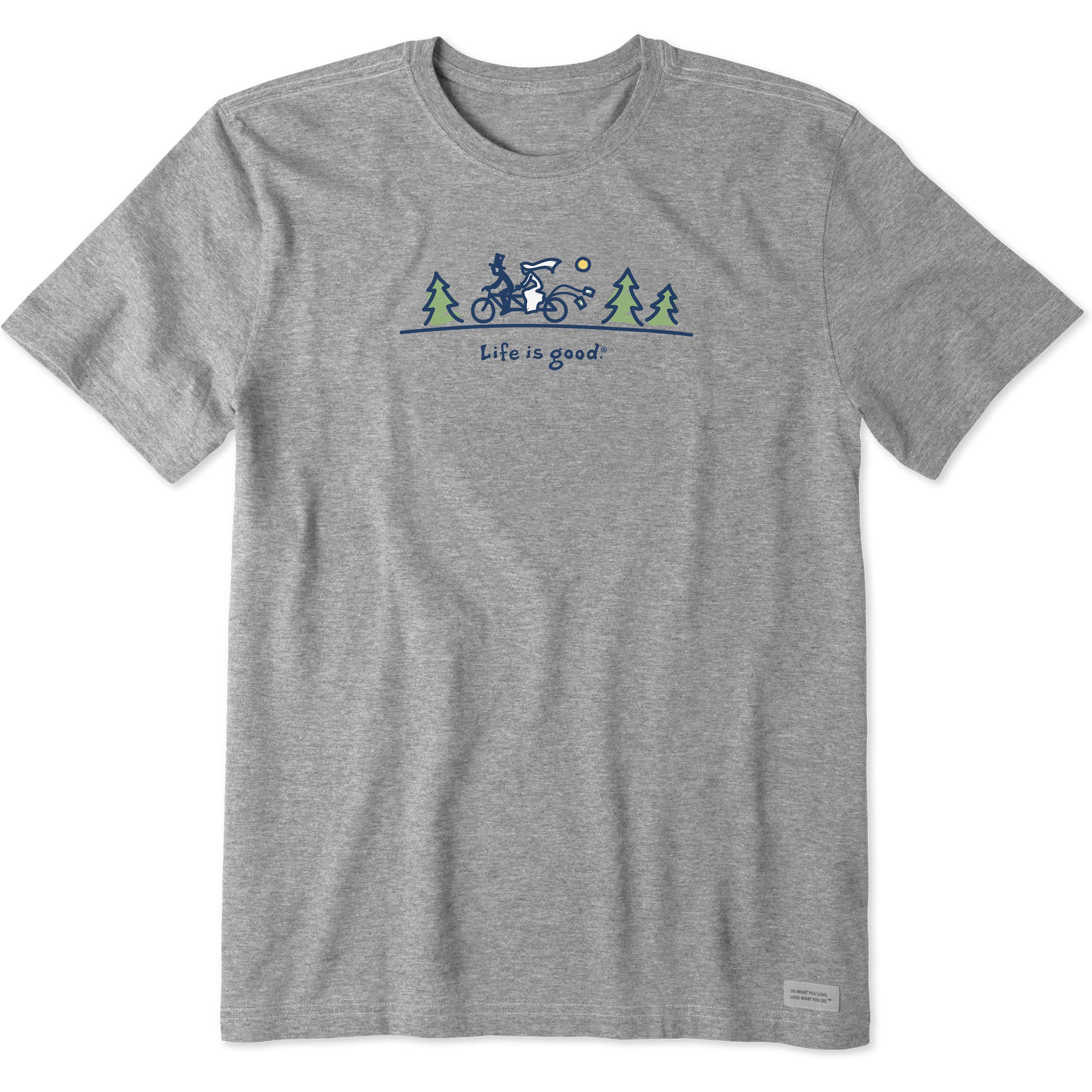 Life Is Good Men's Vintage Crusher T-Shirt - Soft Cotton, Positive Graphic Tee