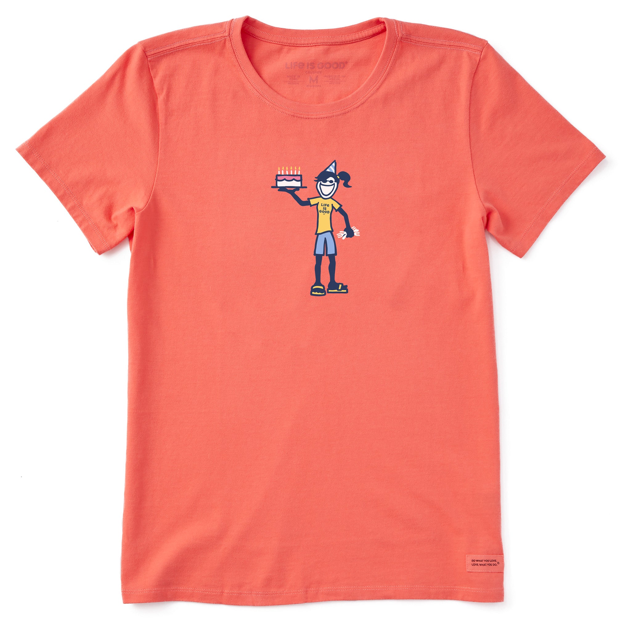 Women's Jackie Birthday Short Sleeve Crusher Tee | Shop Life is Good