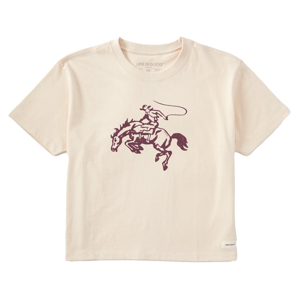 Women's Let's Rodeo Short Sleeve Crusher Boxy Tee | Shop