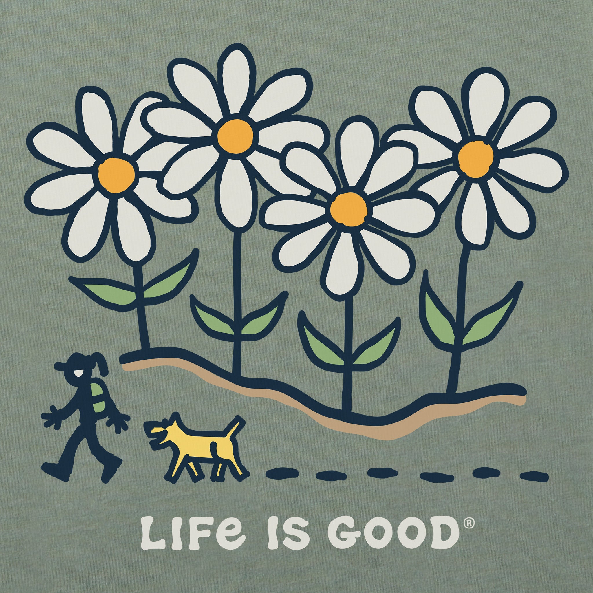 Women's Daisy Hike Short Sleeve Crusher Tee | Shop Life is Good