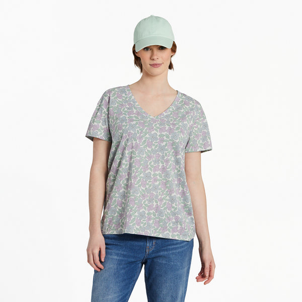 Graphpaper (グラフペーパー) Flower Printed Shirt print designed by ENAMEL グレー 0 Graphpaper (グラフペーパー) Flower Printed Shirt print designed by