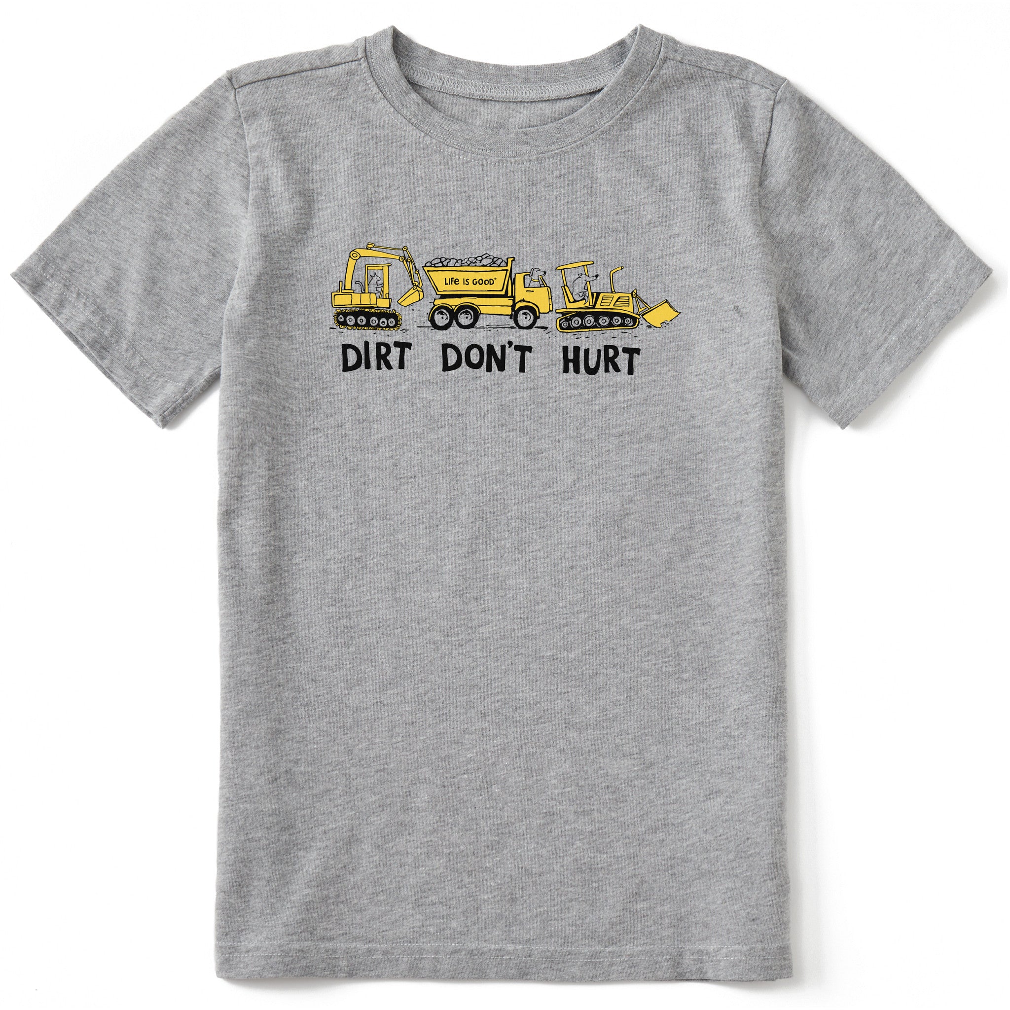 Kids Dirt Dont Hurt Short Sleeve Crusher Tee | Shop Life is Good
