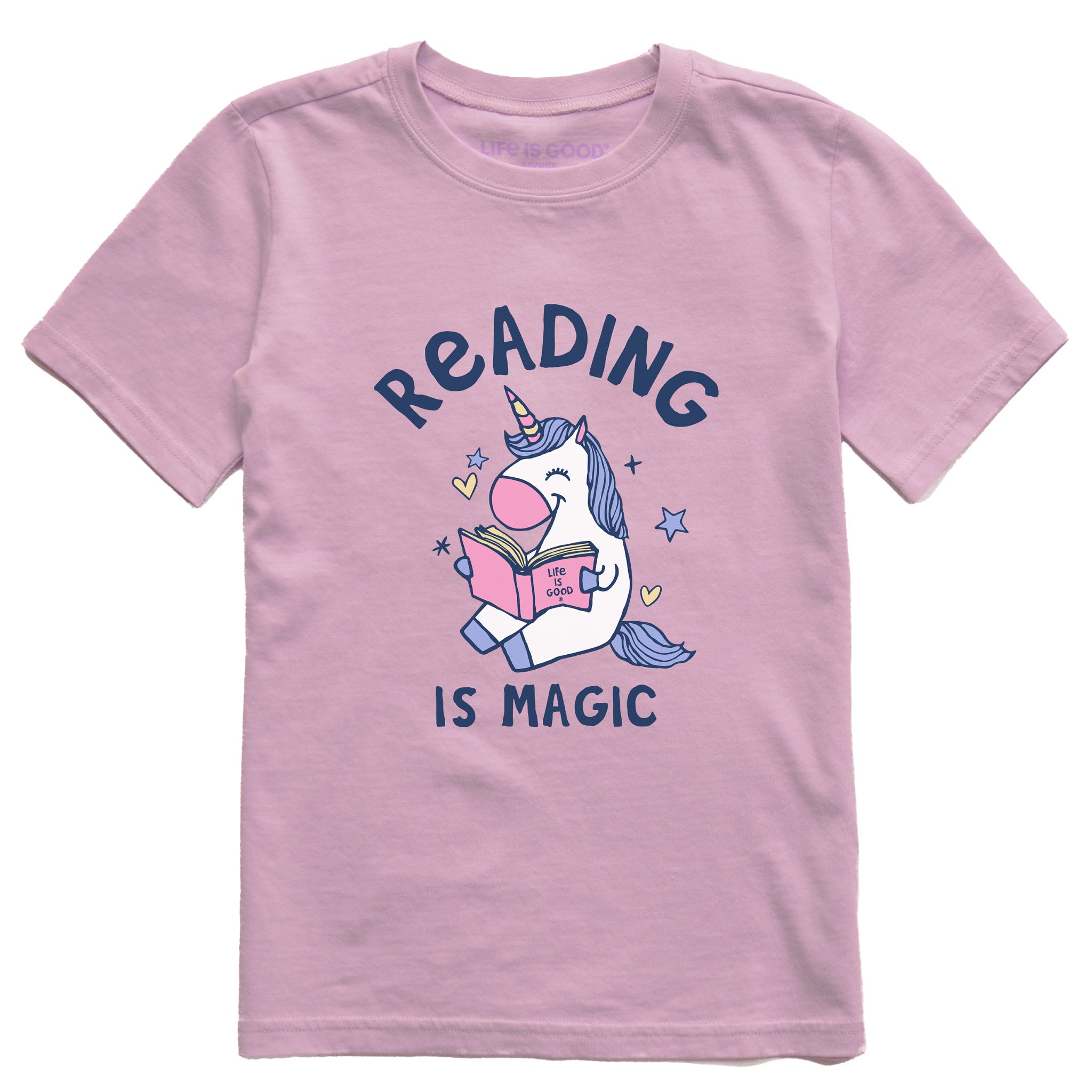 Kids Reading is Magic Unicorn Short Sleeve Crusher Tee | Shop Life