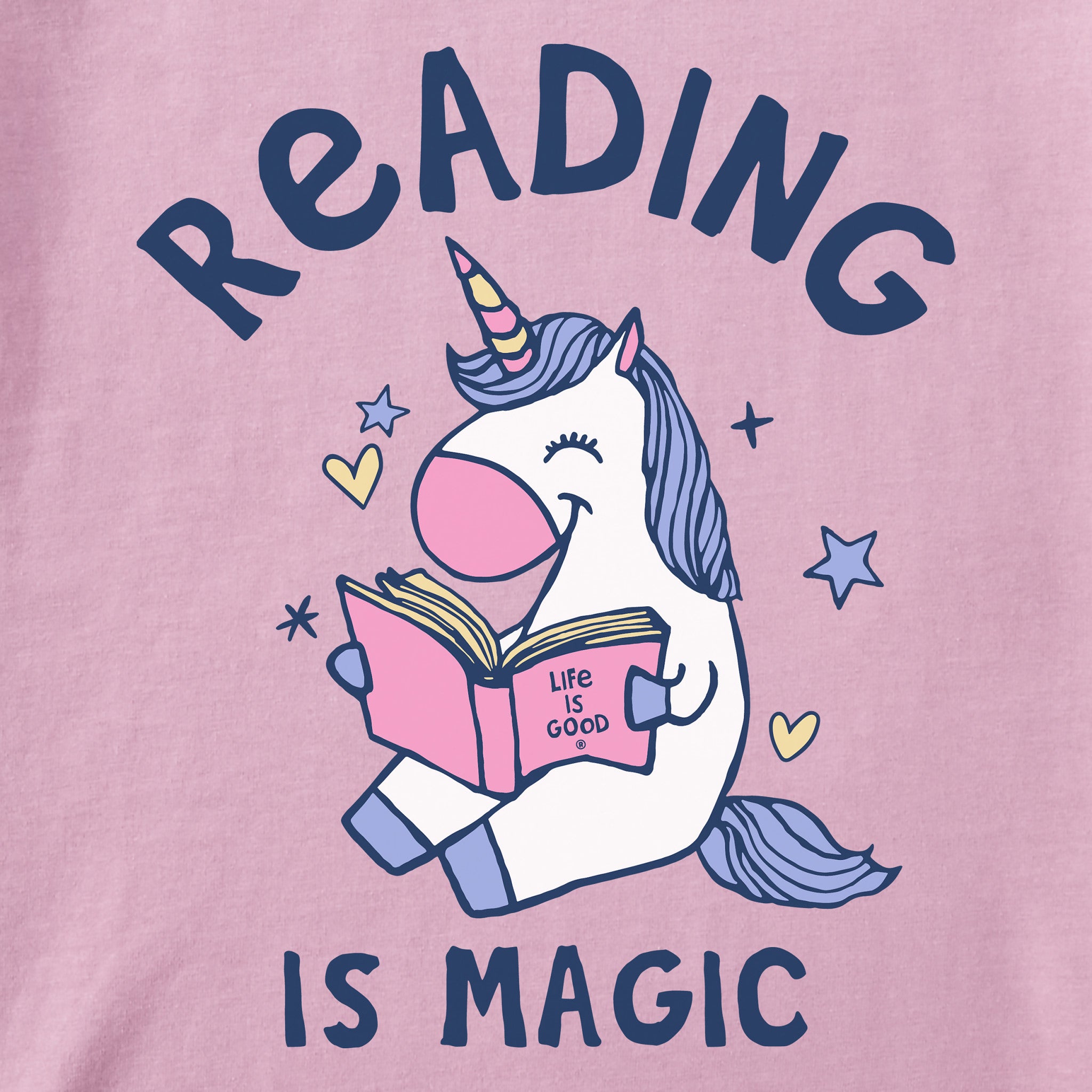 Kids Reading is Magic Unicorn Short Sleeve Crusher Tee | Shop Life