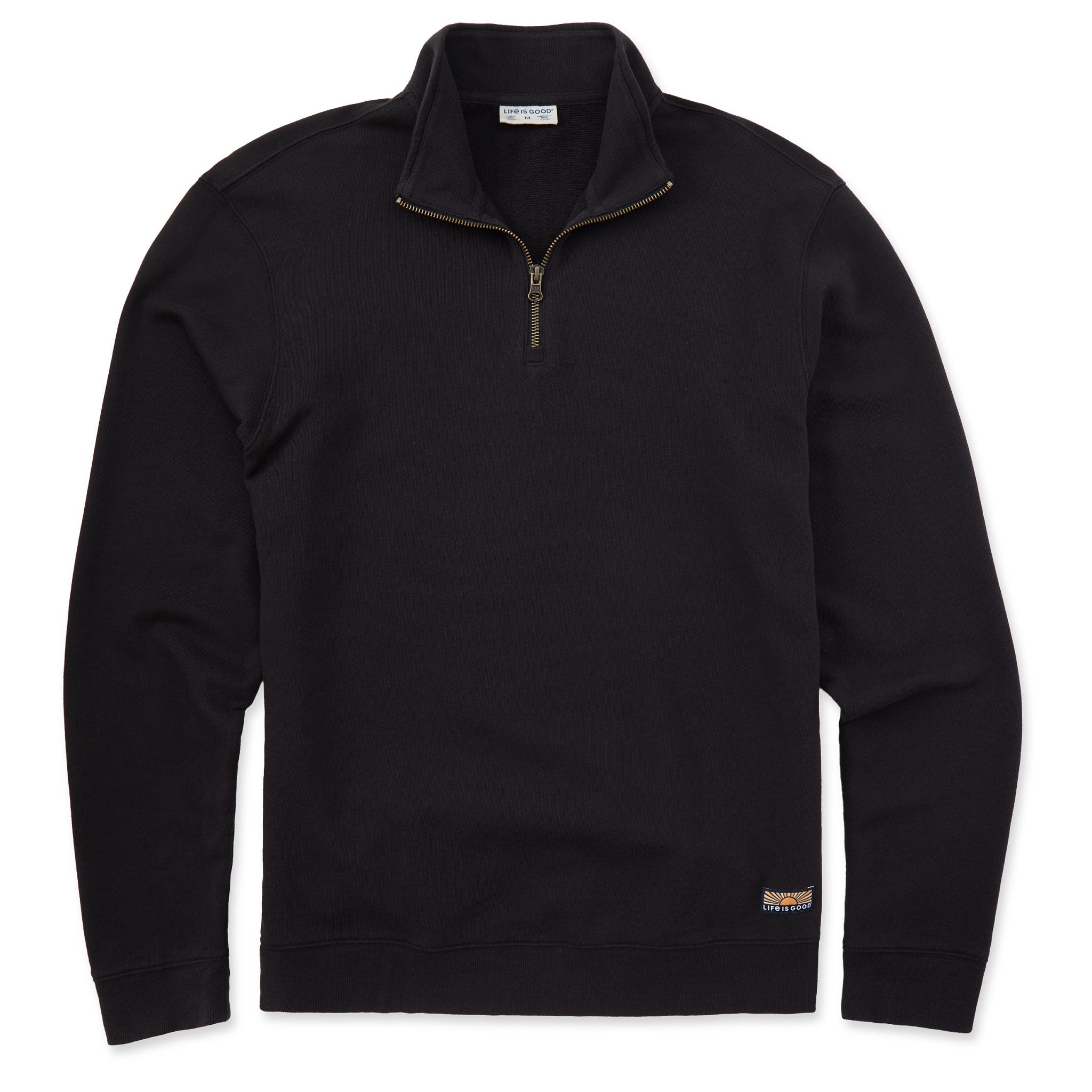 Men's Solid French Terry Quarter Zip | Shop Life is Good