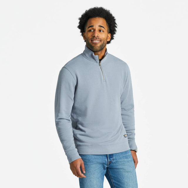Product image for "Men's Solid French Terry Quarter Zip" ||119838_1