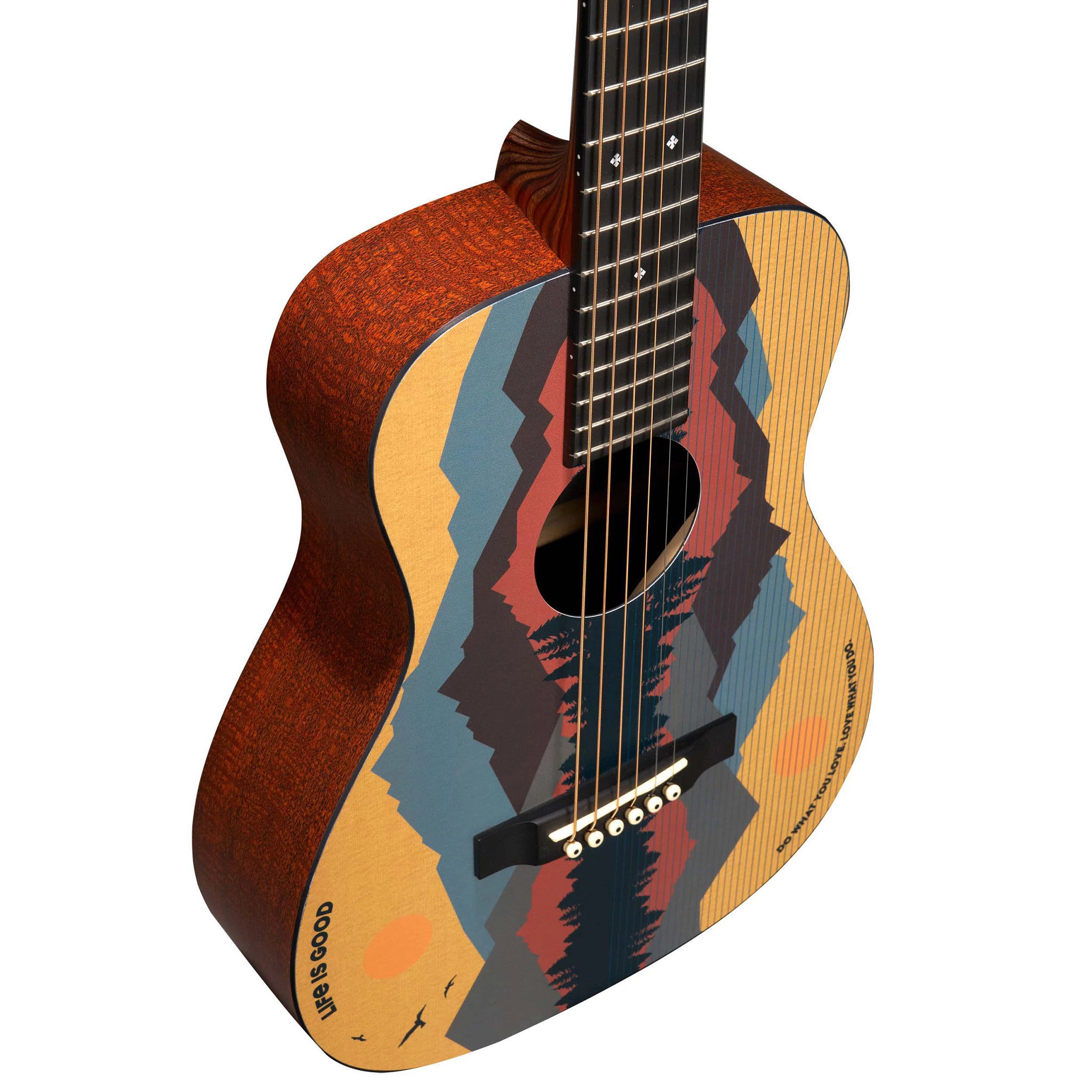 Martin Guitar x Life is Good Mountain Landscape LX1 Acoustic