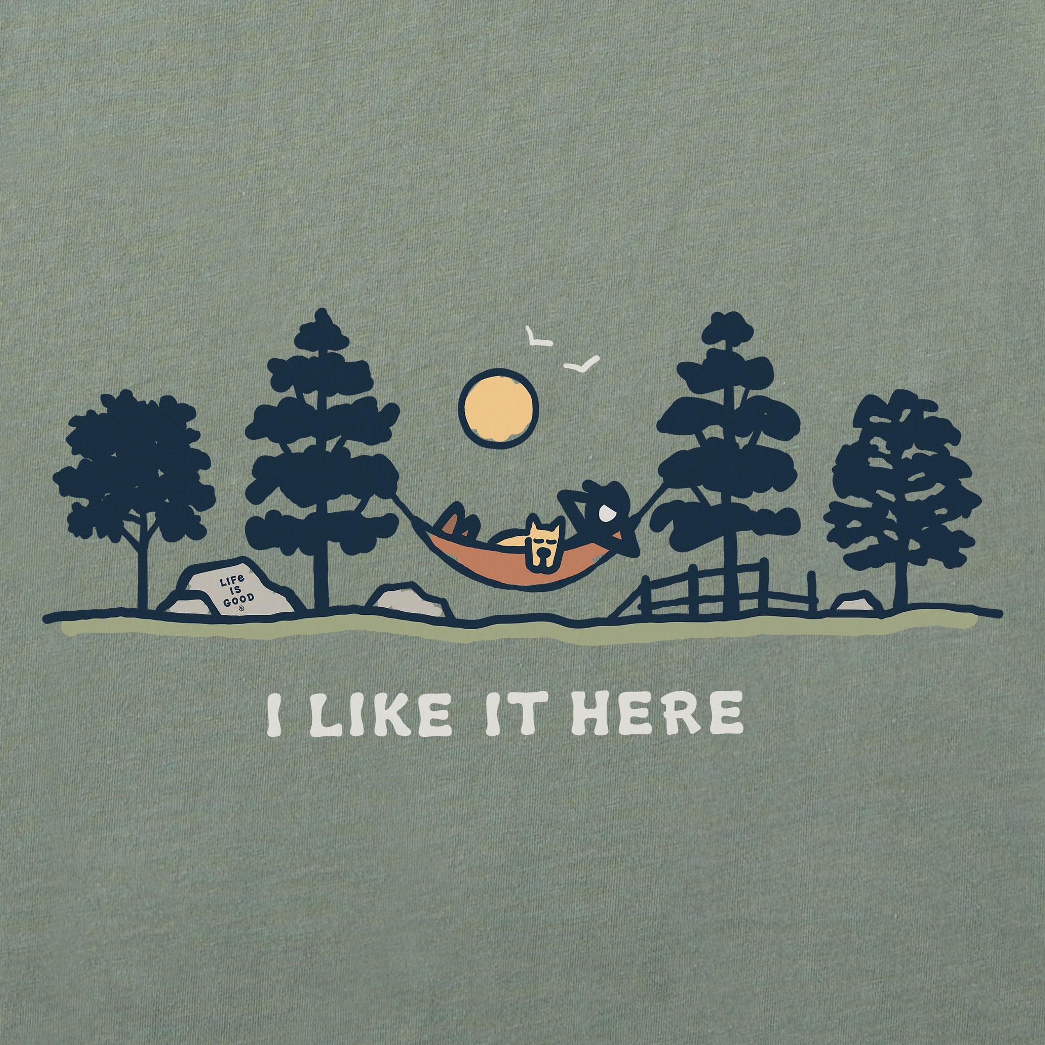 Men's I Like it Here Hammock Vista Short Sleeve Tee | Shop Life is