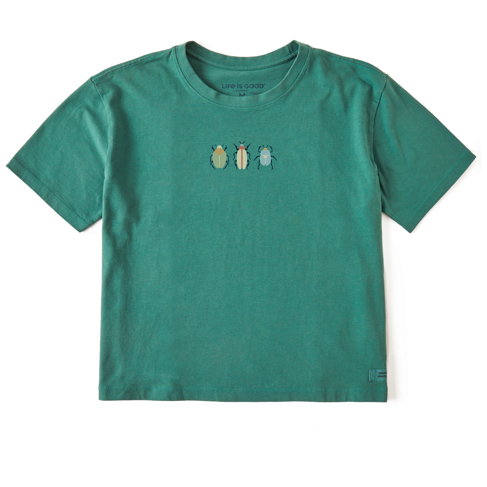 Women's 3 Beetles Short Sleeve Crusher Boxy Tee | Shop Life is Good