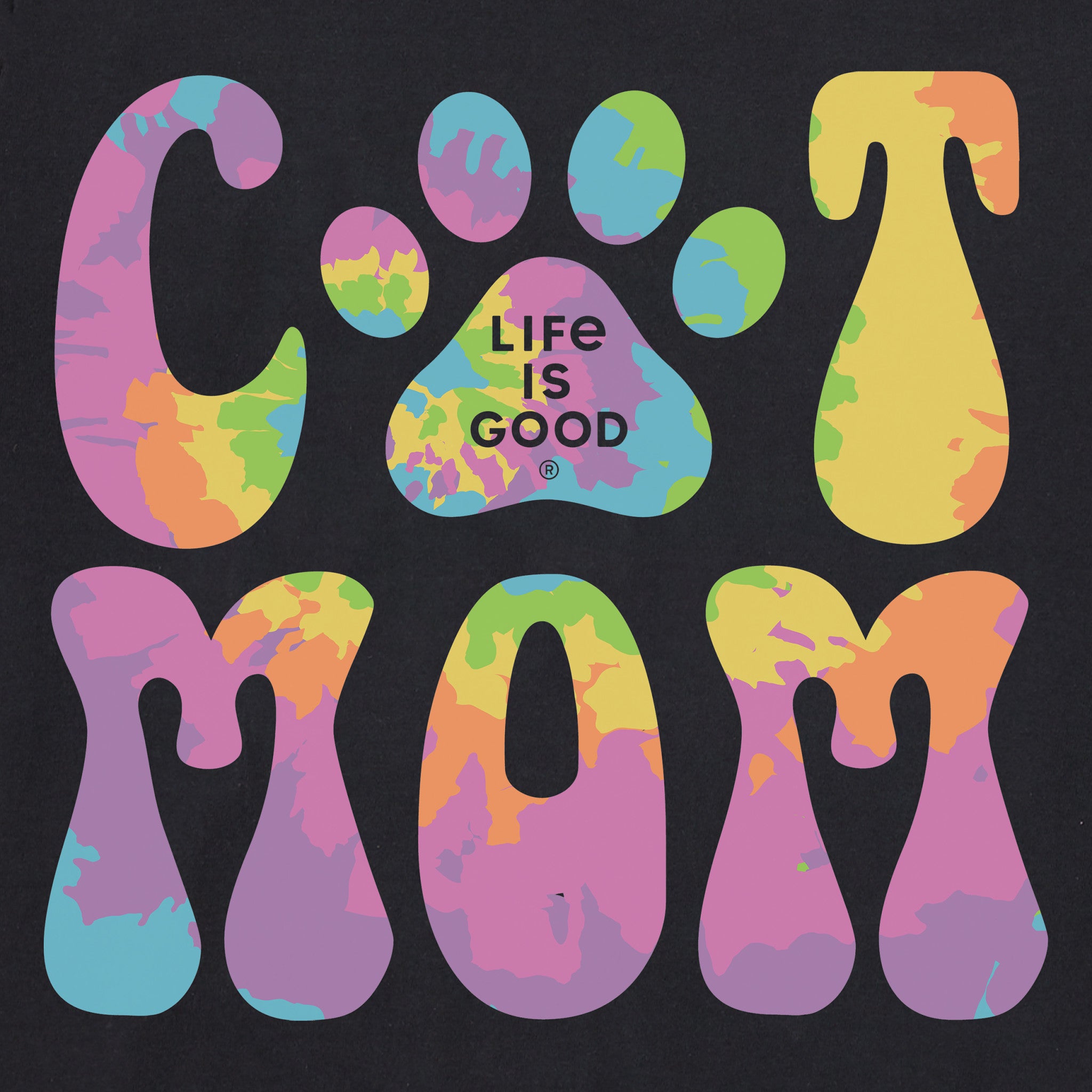 Product image for "Women's Cat Mom Short Sleeve Crusher-LITE Tee" ||121740_2