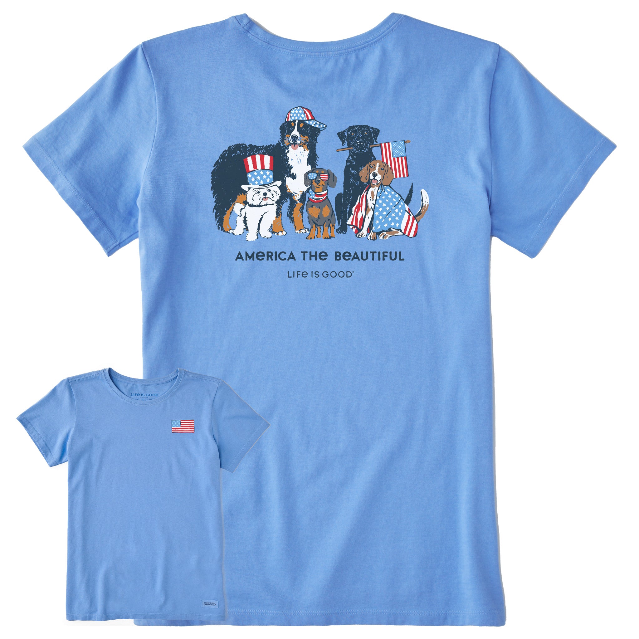 ★AWESOMEUS★ PAINED DOG Crop Short Sleeve T-Shirt 5COLOR Short Sleeve Pocket T's - Southern Style – Duck Dog Clothing Co.