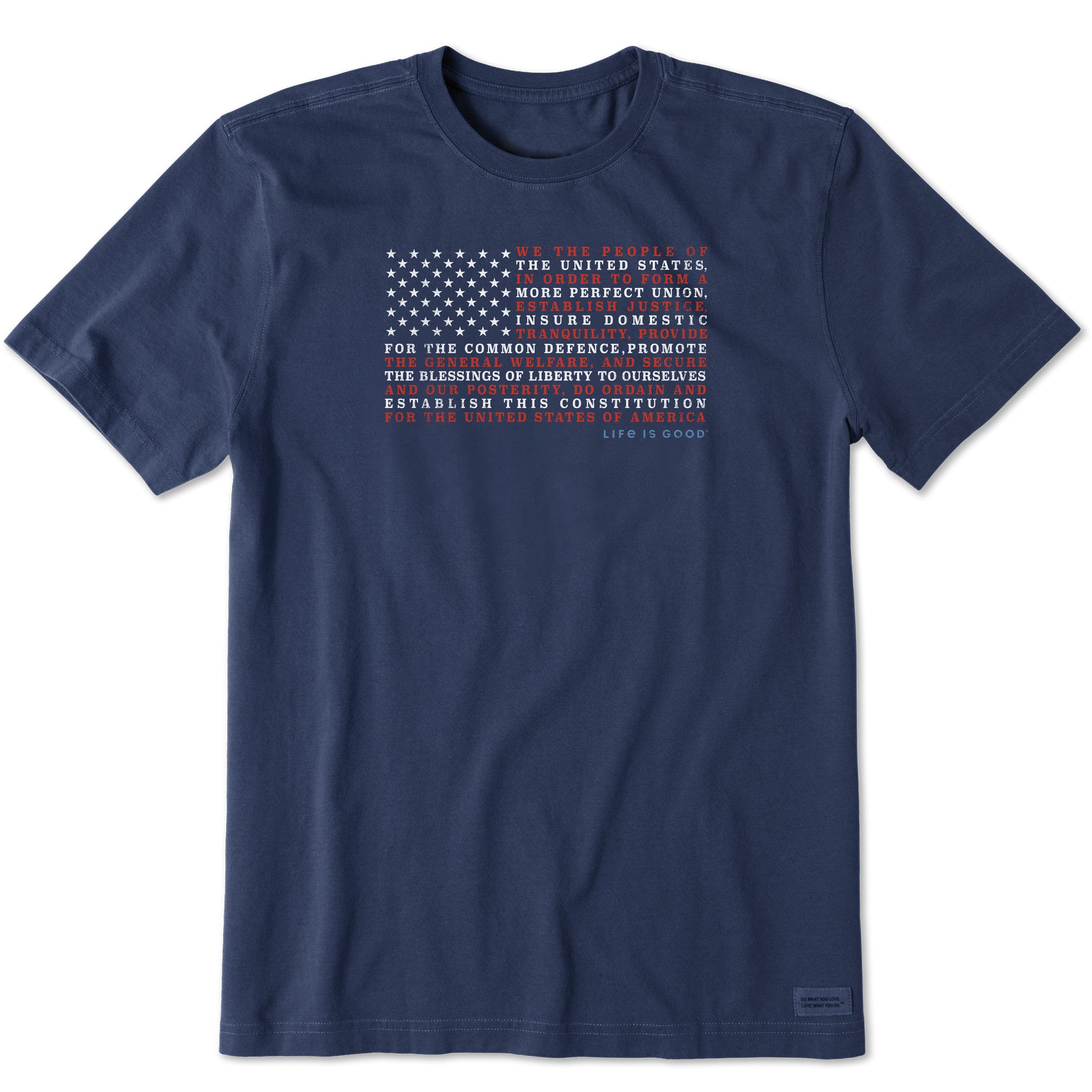 Product image for "Men's Constitution Flag Short Sleeve Tee" ||122082_1