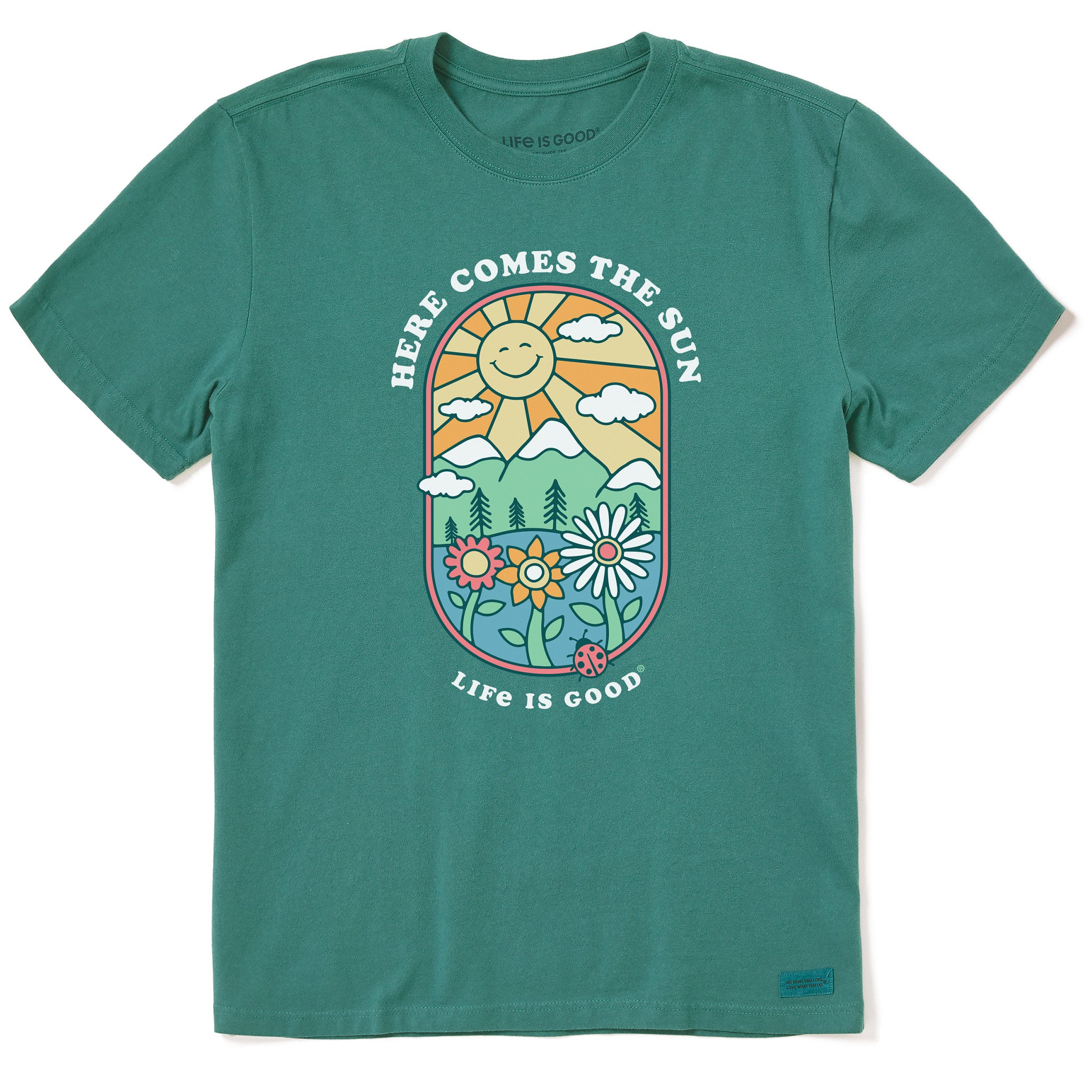 Men's Here Comes the Sun Retro Short Sleeve Tee | Shop Life is Good