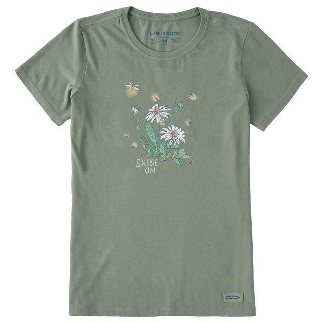 Product image for "Women's Dreamy Shine On Daisies Short Sleeve Crusher Tee" ||123197_1
