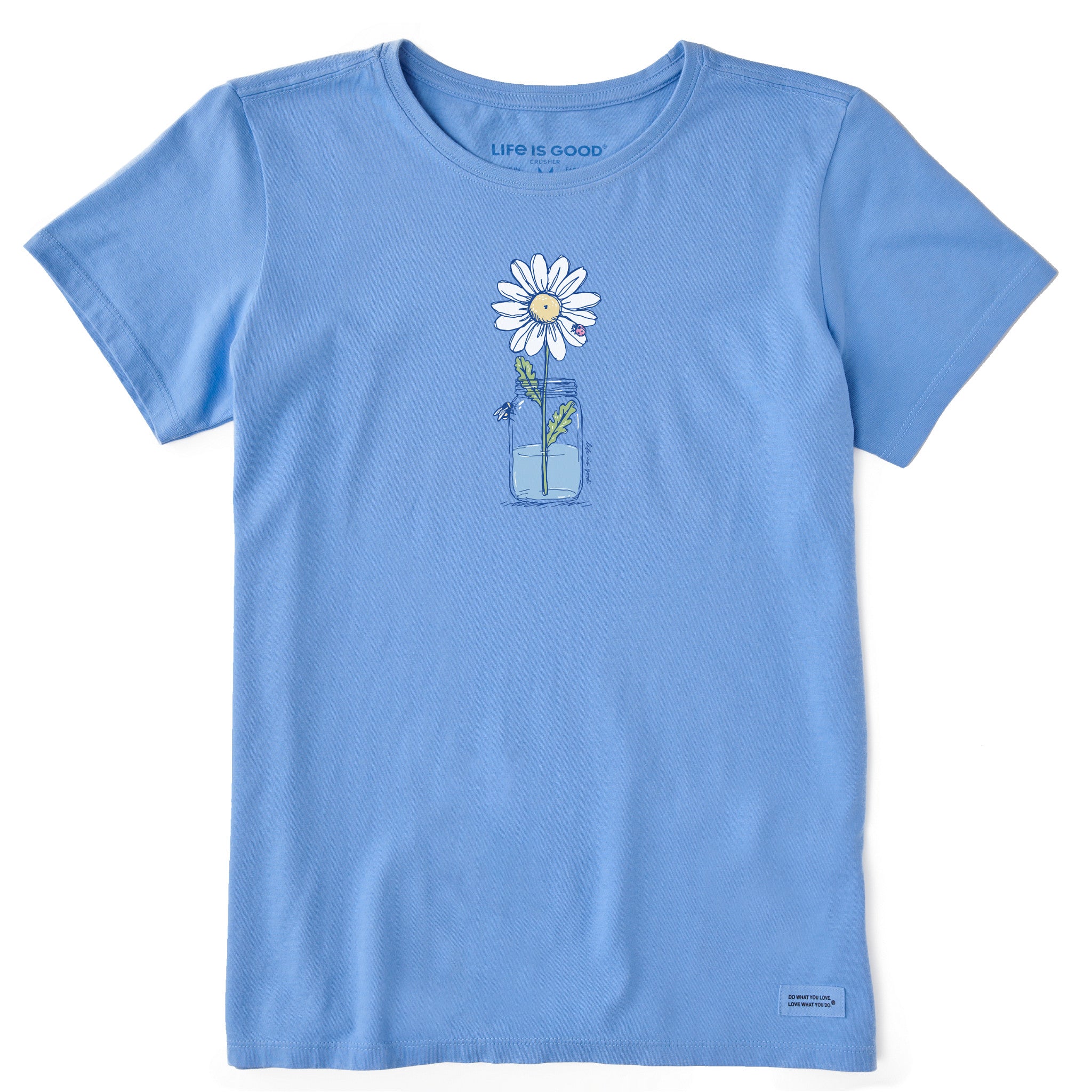 【CPGN STUDIO】Daisy Flower Short Sleeve T-shirt CarryGShop Boho Floral 3D Printed Shirts for Women