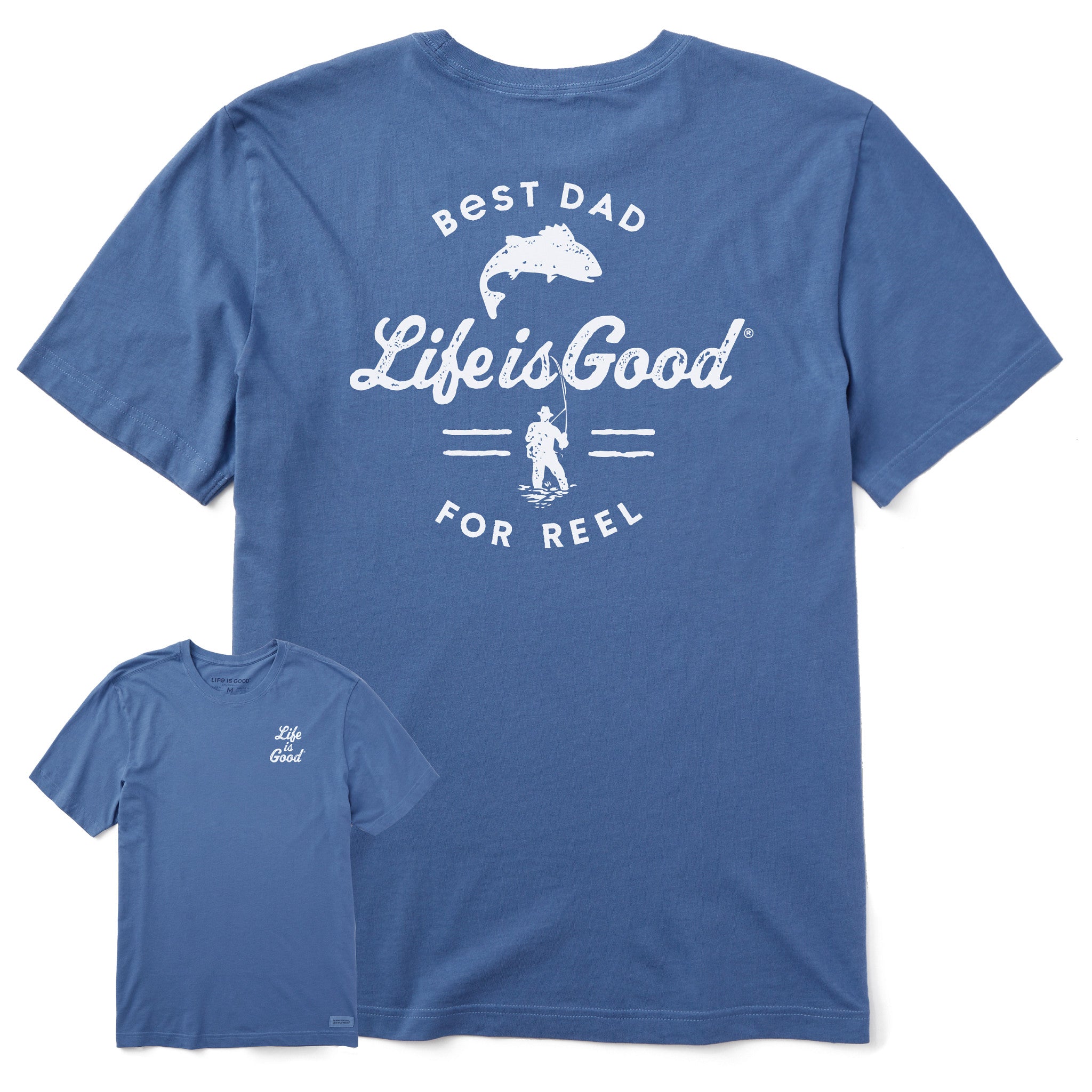 Men's Best Dad For Reel Short Sleeve Tee