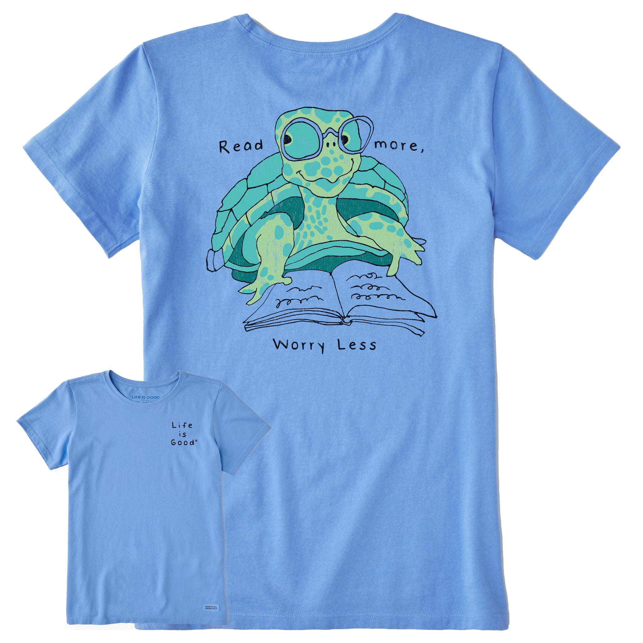 Women's Read More Turtle Short Sleeve Tee | Shop Life is Good