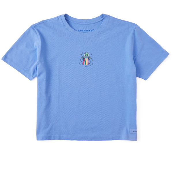 Women's Take Me Home Tonight UFO Short Sleeve Crusher Boxy