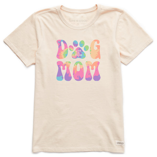 it-dogsデイジートップス　Ｍ Women's Tie Dye Dog Mom Short Sleeve Crusher Tee | Shop Life is Good