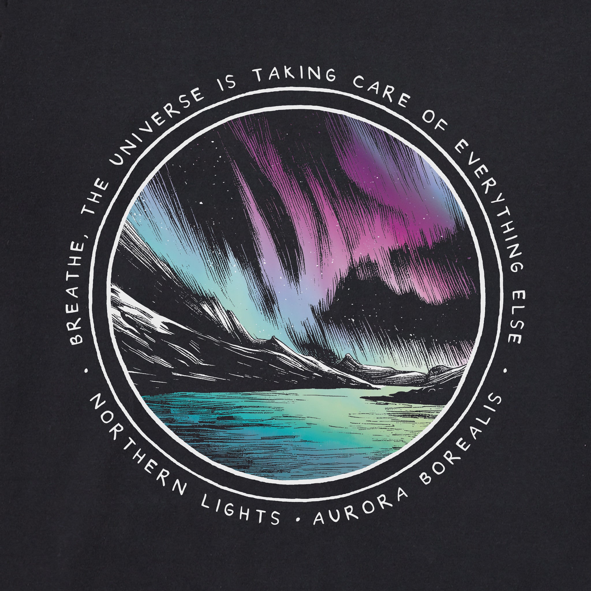 Women's Northern Lights Aurora Borealis Short Sleeve Tee | Shop