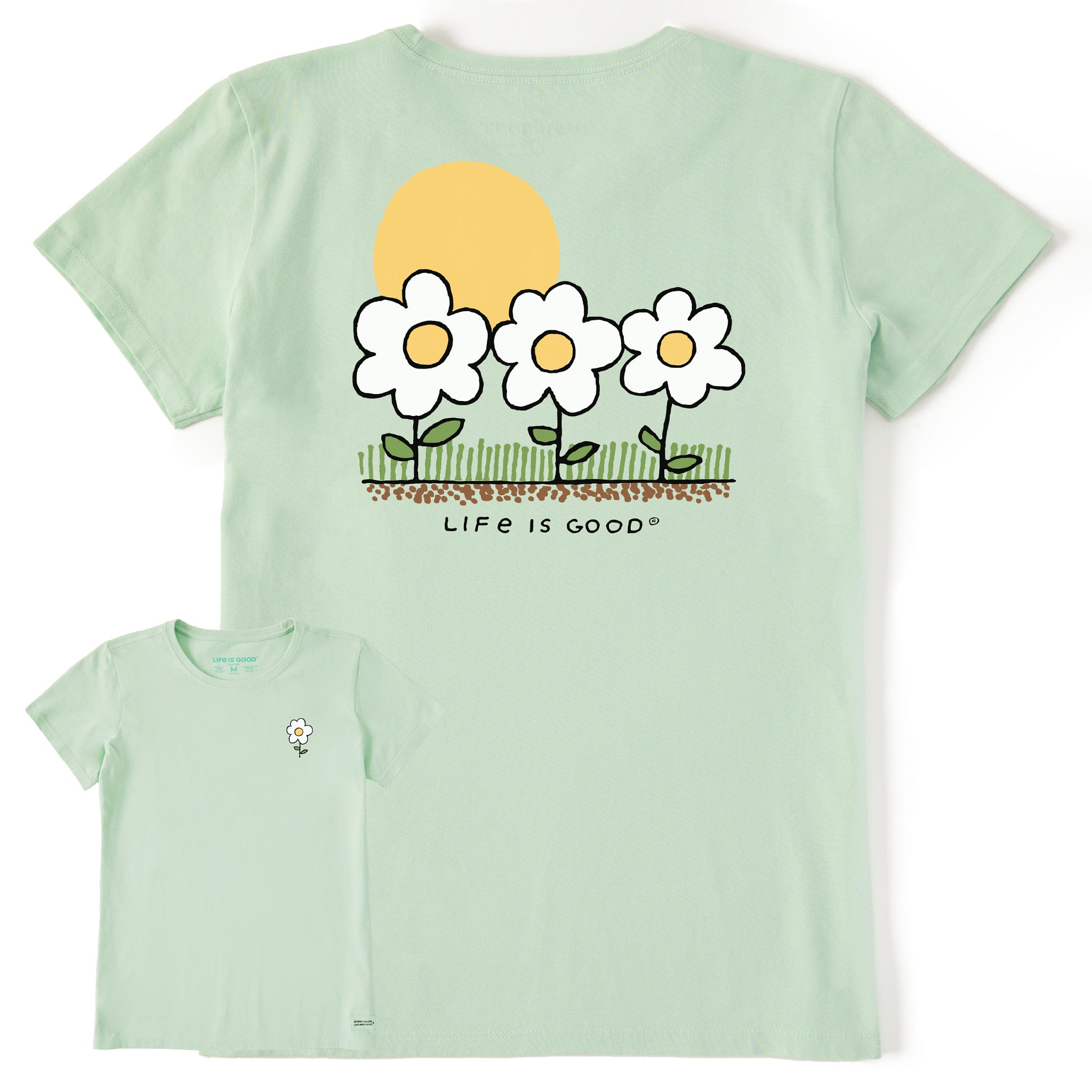 Women's 3 Little Flowers Short Sleeve Tee | Shop Life is Good