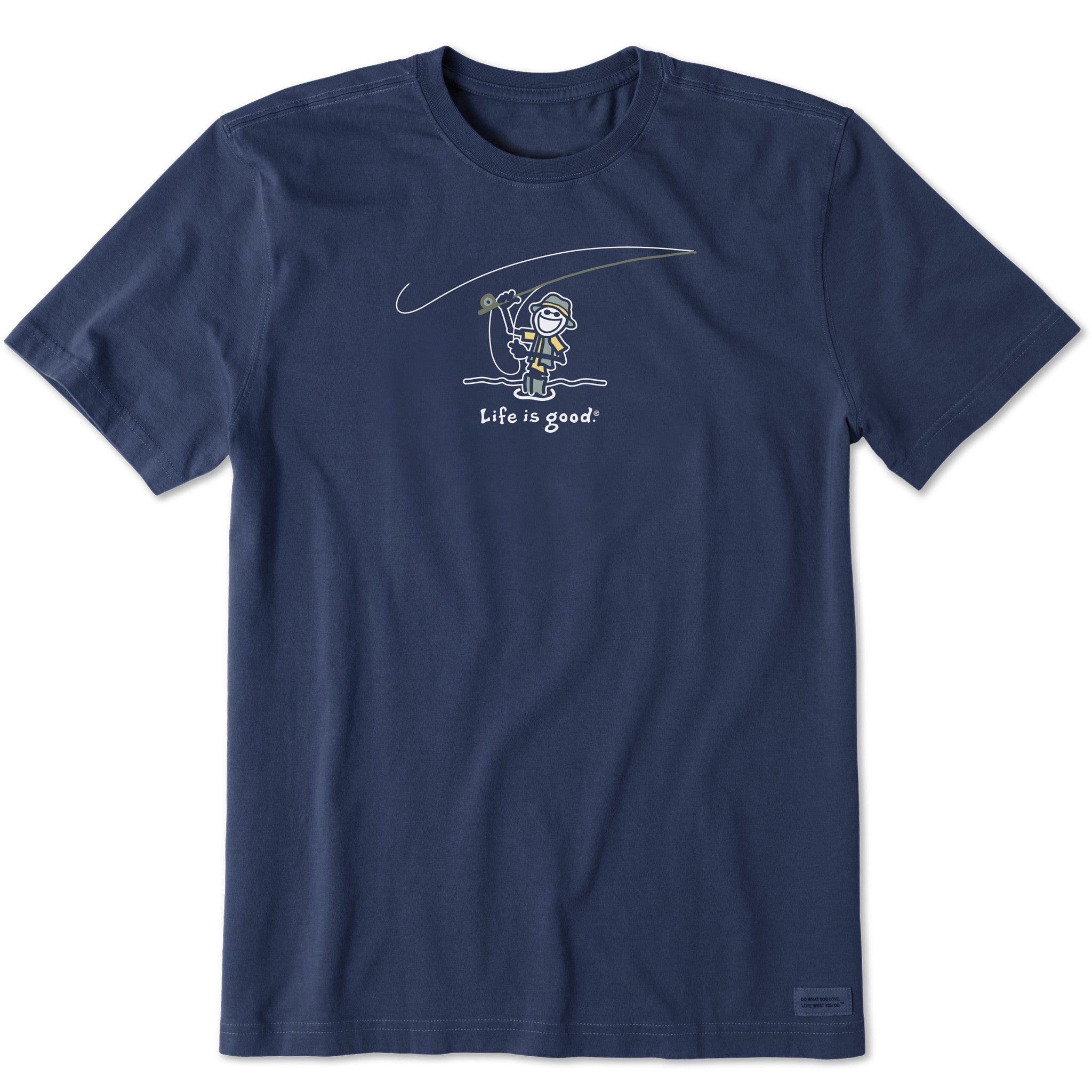 Men's Jake Cast Fish Short Sleeve Crusher Tee | Shop Life is Good