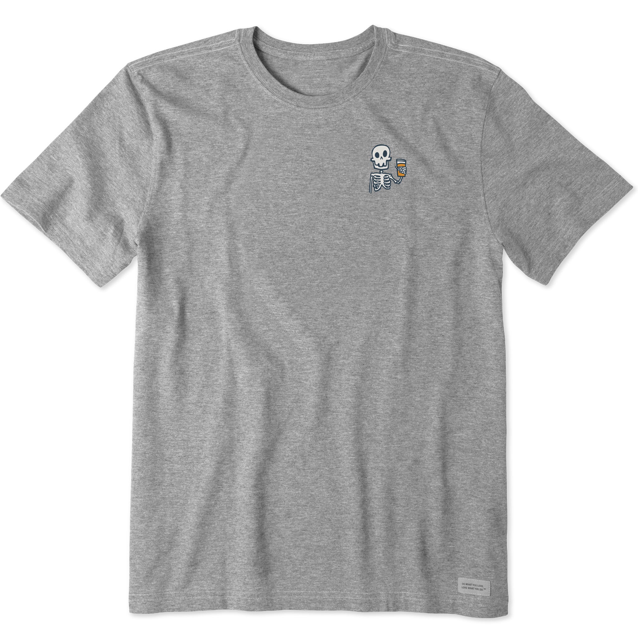 Men's Skeleton w Beer Short Sleeve Crusher Tee | Shop Life is Good