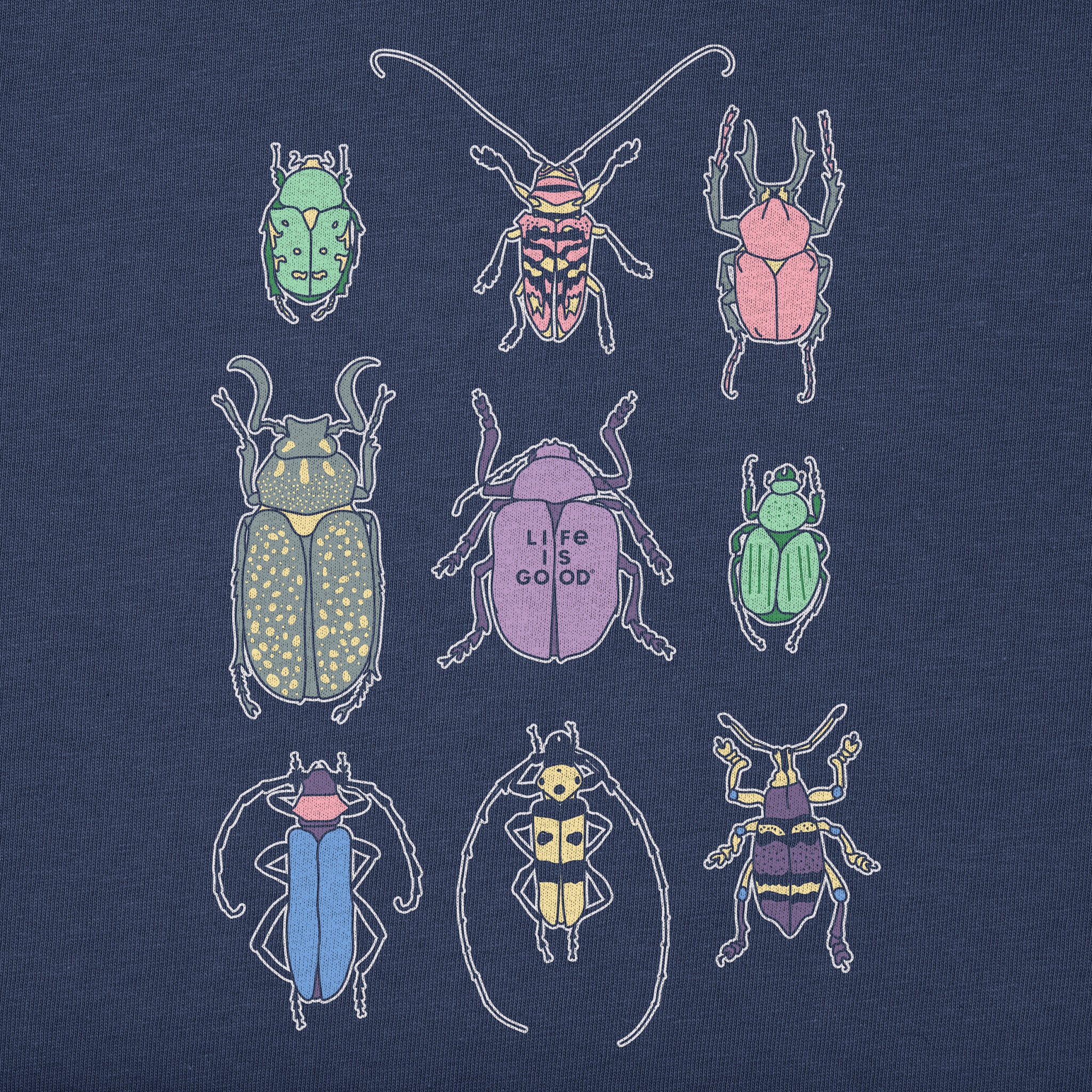 Women's Cool Bug Grid Short Sleeve Crusher Boxy Tee | Shop Life is
