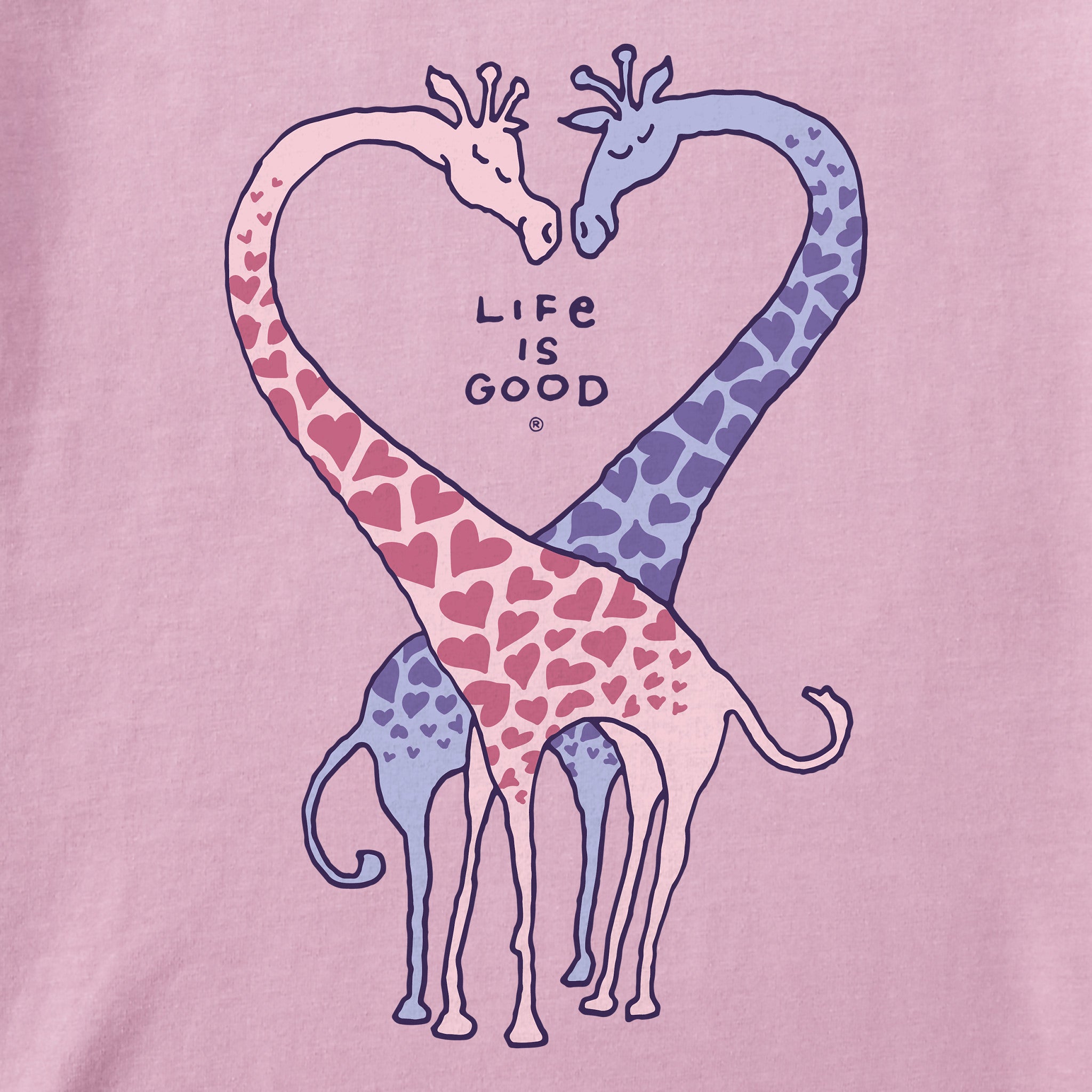 Women's Giraffe Heart Short Sleeve Tee | Shop Life is Good