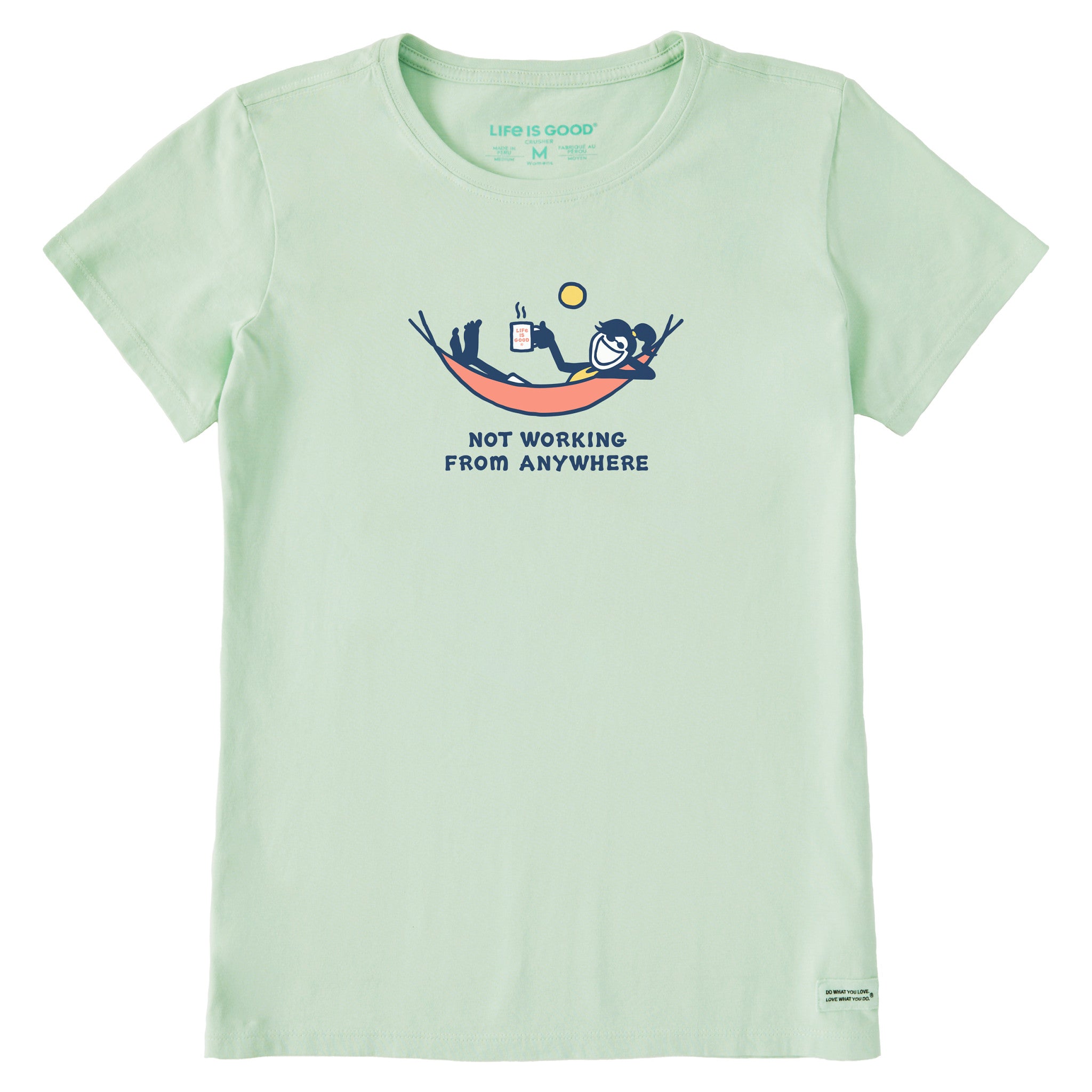 Life Is Good T-Shirt Crusher à Manches Courtes En Coton Pour Homme