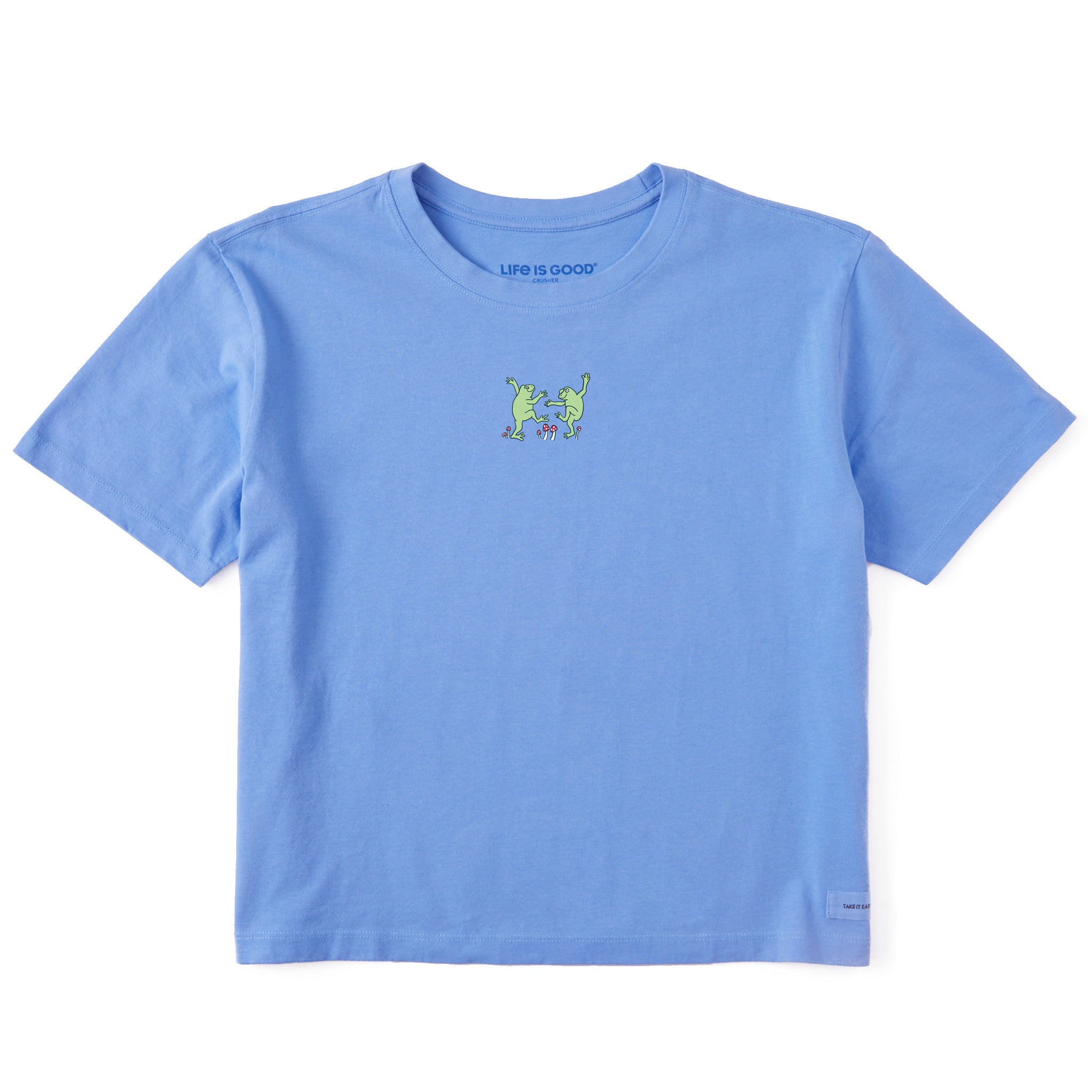 Women's Dancing Frogs Short Sleeve Crusher Boxy Tee | Shop Life is