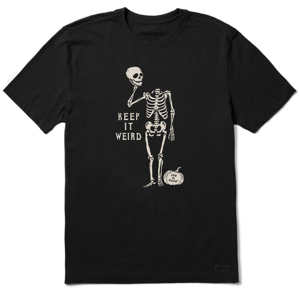 Men's Keep it Weird Skeleton Short Sleeve Crusher Tee | Shop Life