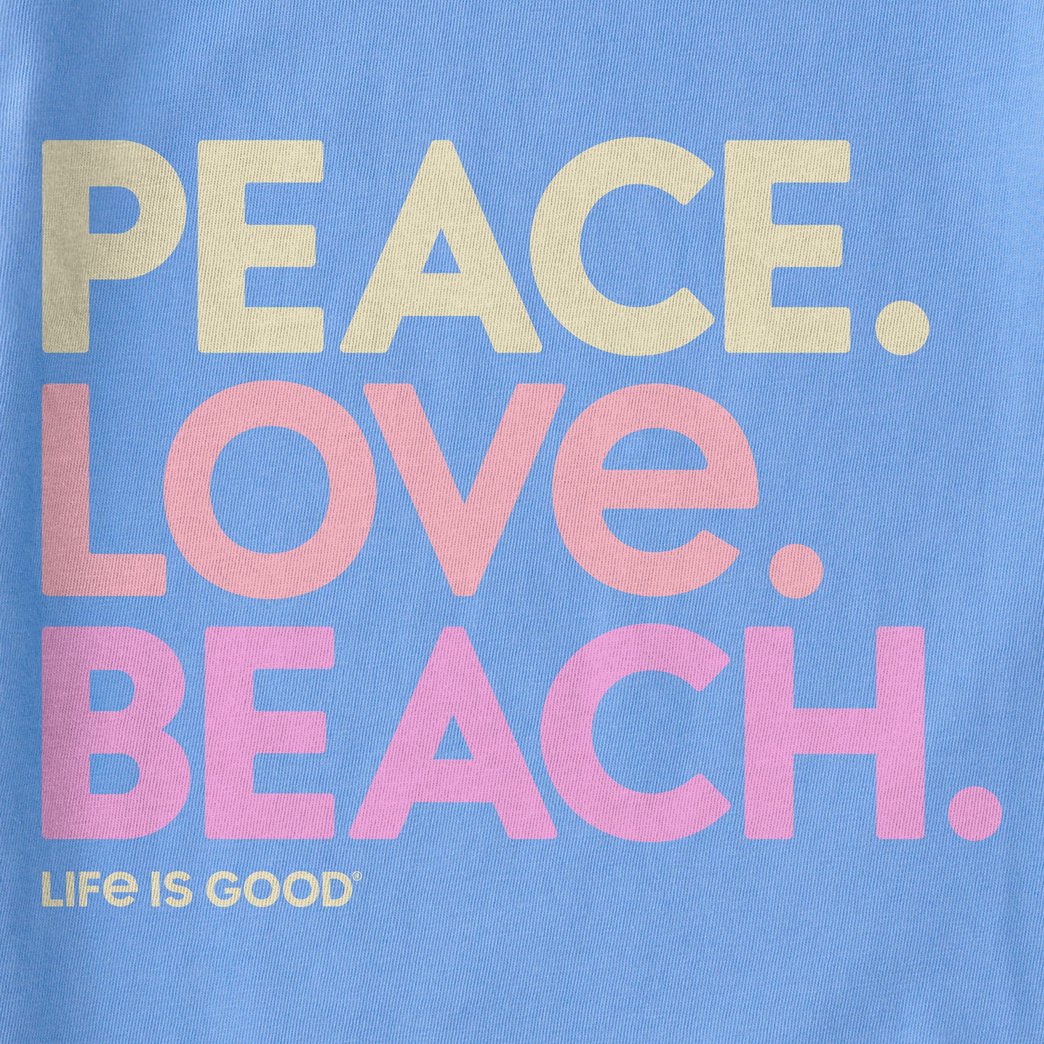 Women's Peace Love Beach Simply True Fleece Crew | Shop Life is Good