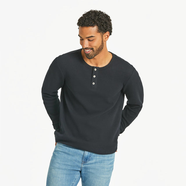 Product image for "Men's Solid Thermal Henley" ||127288_1