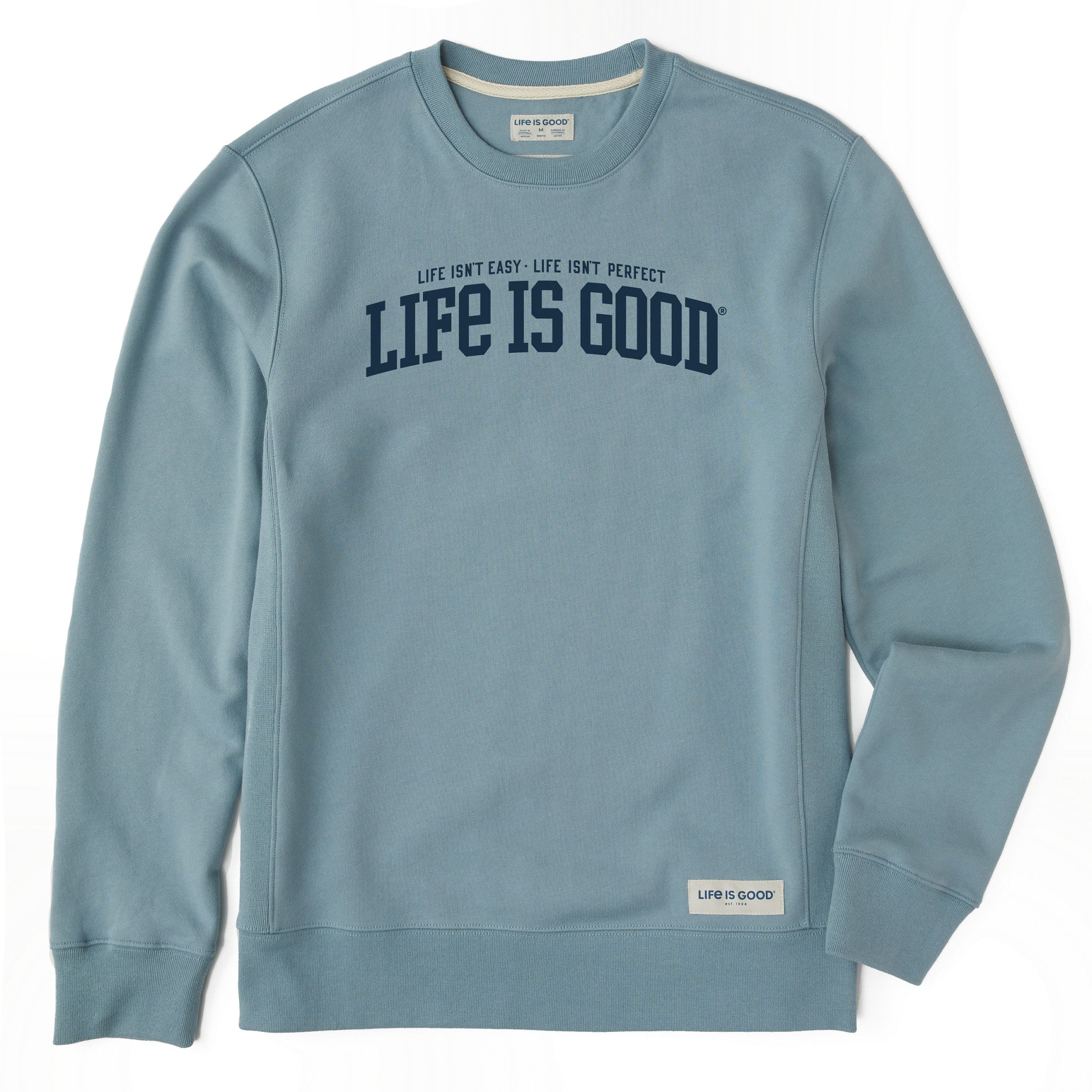 Men's Branded Athletic Life Isnt Easy Simply True Fleece Crew