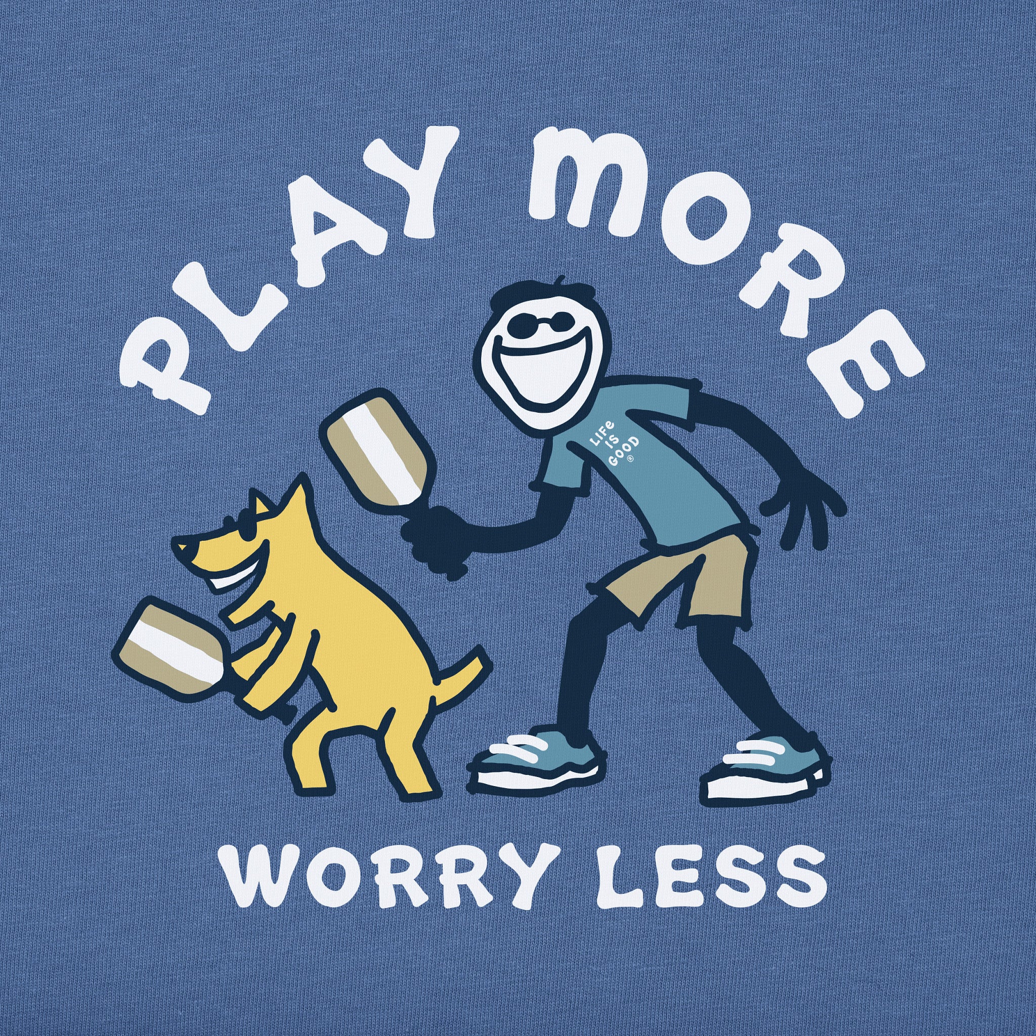 趣味・スポーツ・実用 LIFE-TEXT Women's Jake & Rocket Play Pickleball Short Sleeve Tee | Shop Life