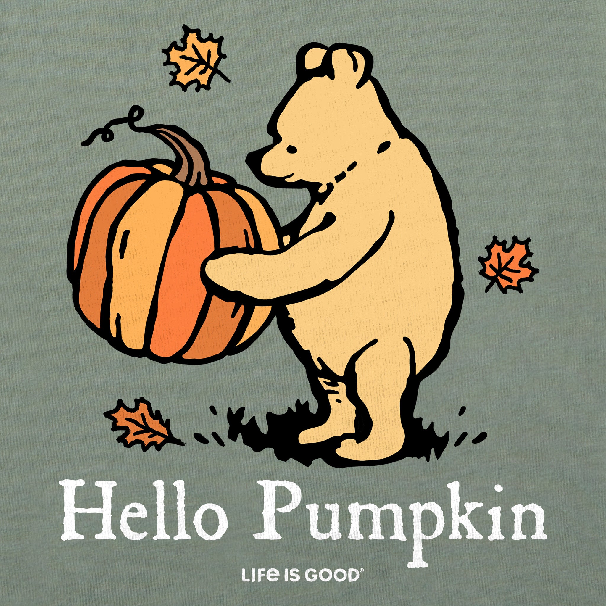 Hello Fall Pumpkin Buffalo Plaid Truck T-Shirt - Women's Graphic Tee | Autumn Thanksgiving Halloween Top - View #5