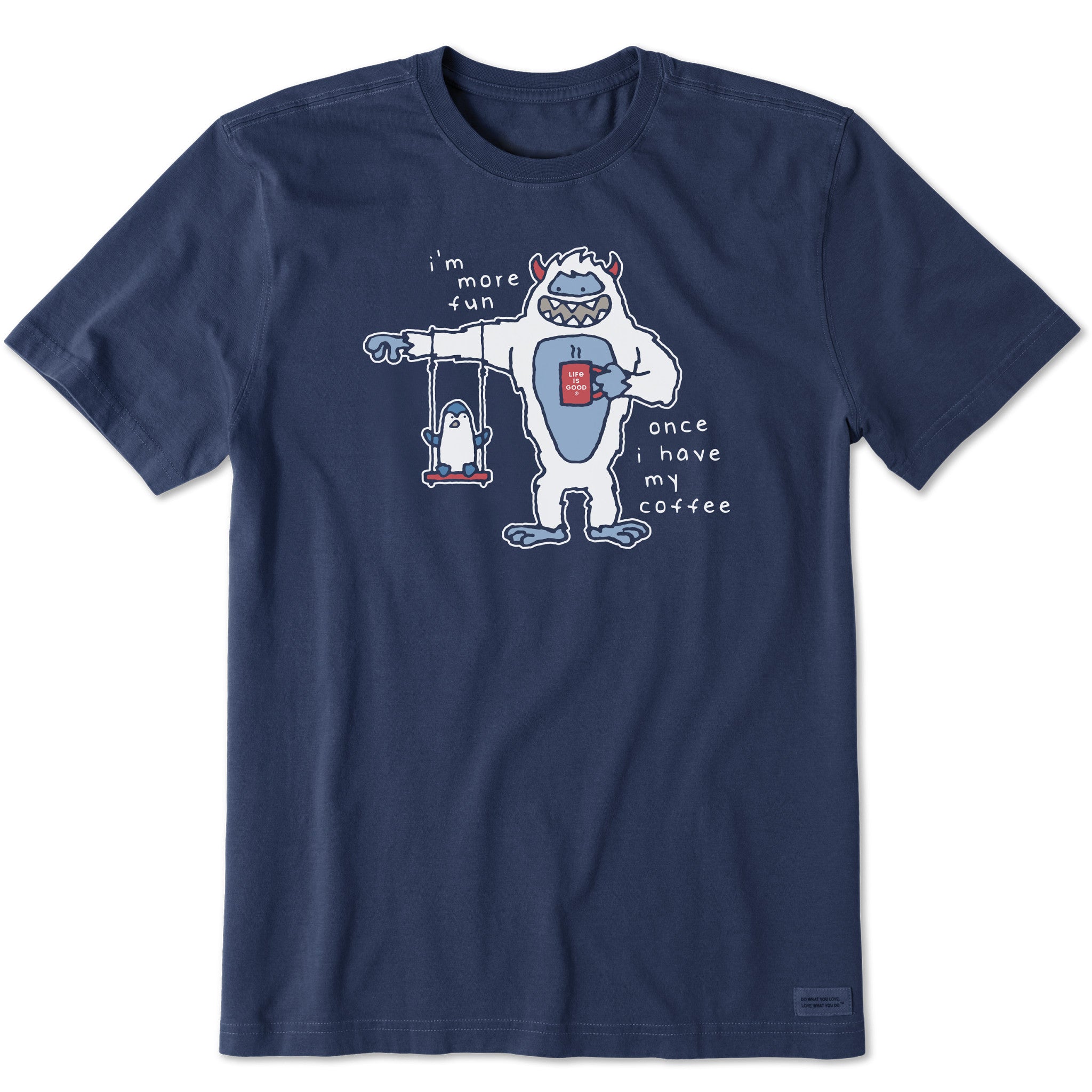 Men's Yeti Fun After Coffee Short Sleeve Crusher Tee