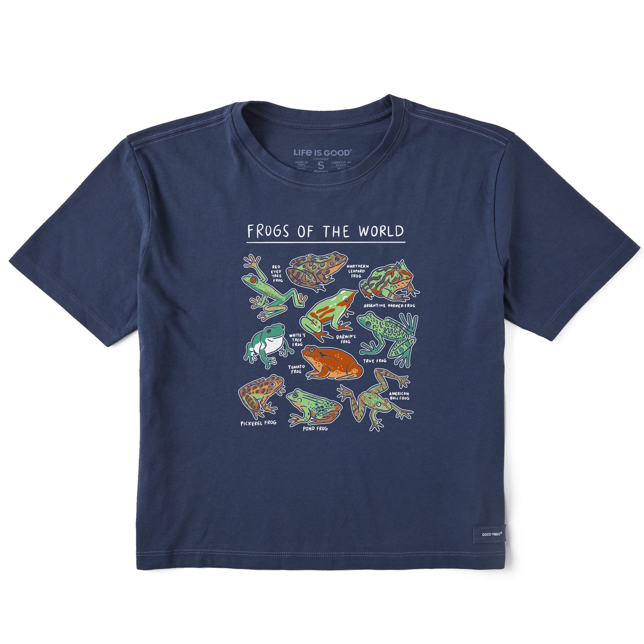 Women's Frogs of the World Short Sleeve Crusher Boxy Tee | Shop