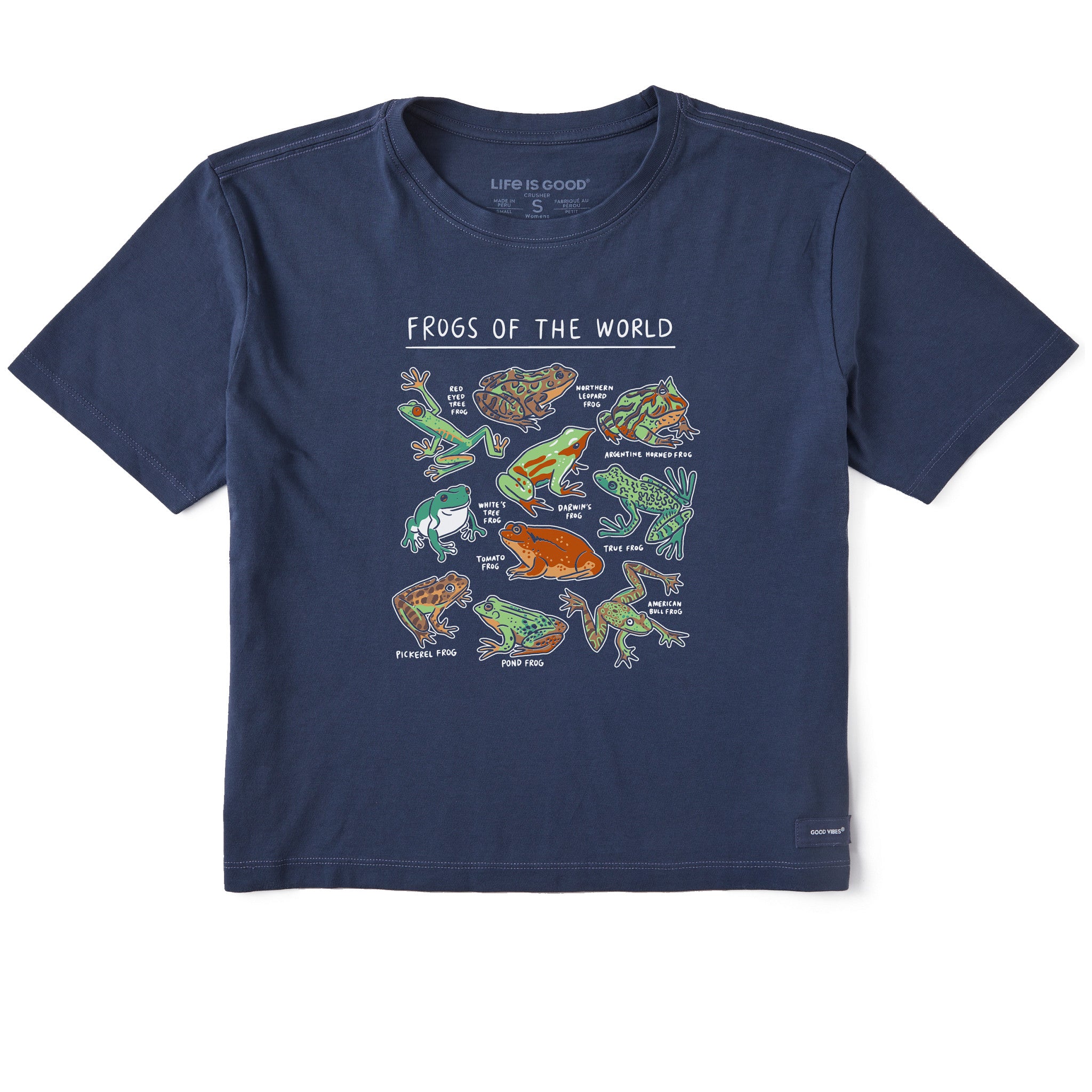 Women's Frogs of the World Short Sleeve Crusher Boxy Tee | Shop