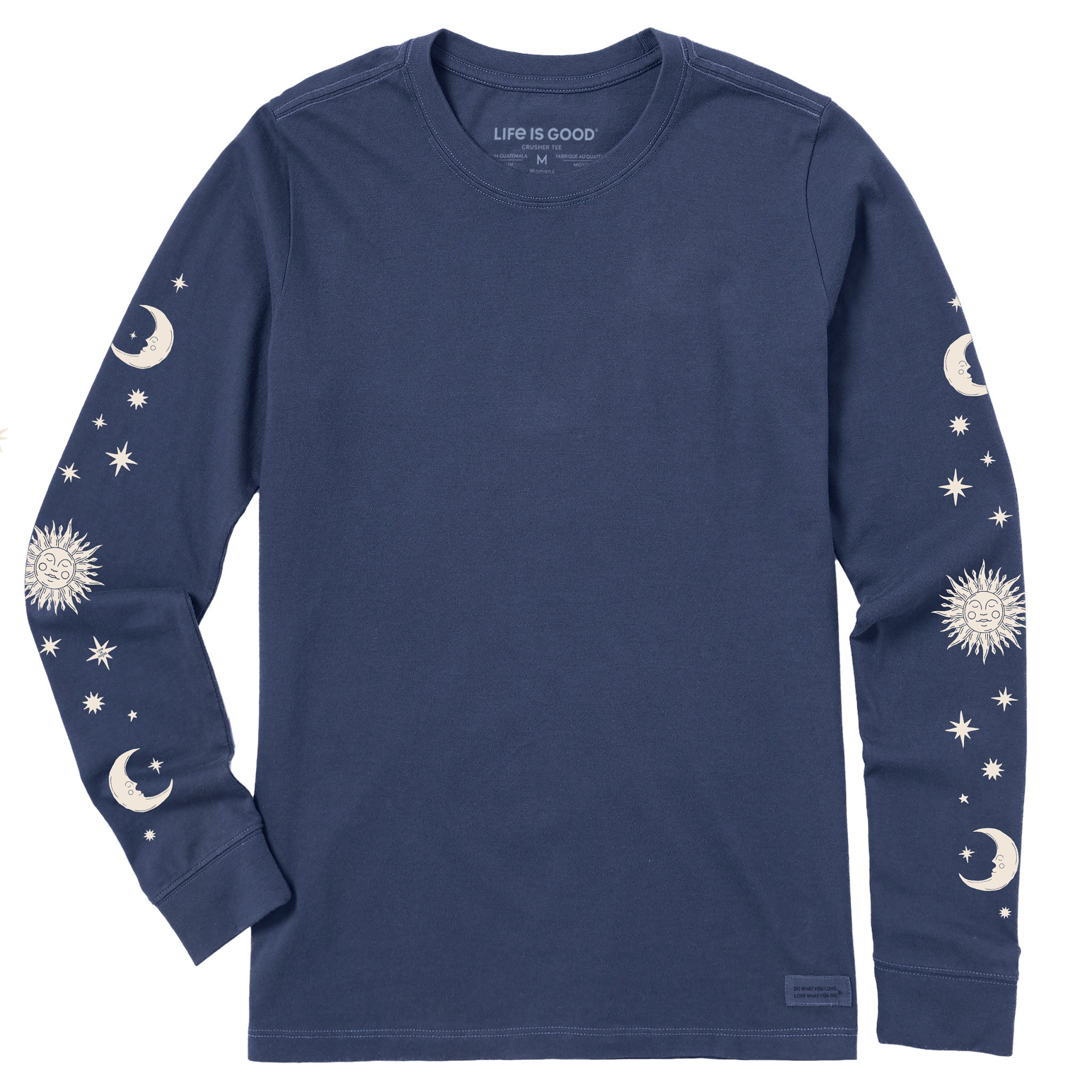 Women's Celestial Sun & Moons Long Sleeve Crusher Tee | Shop Life