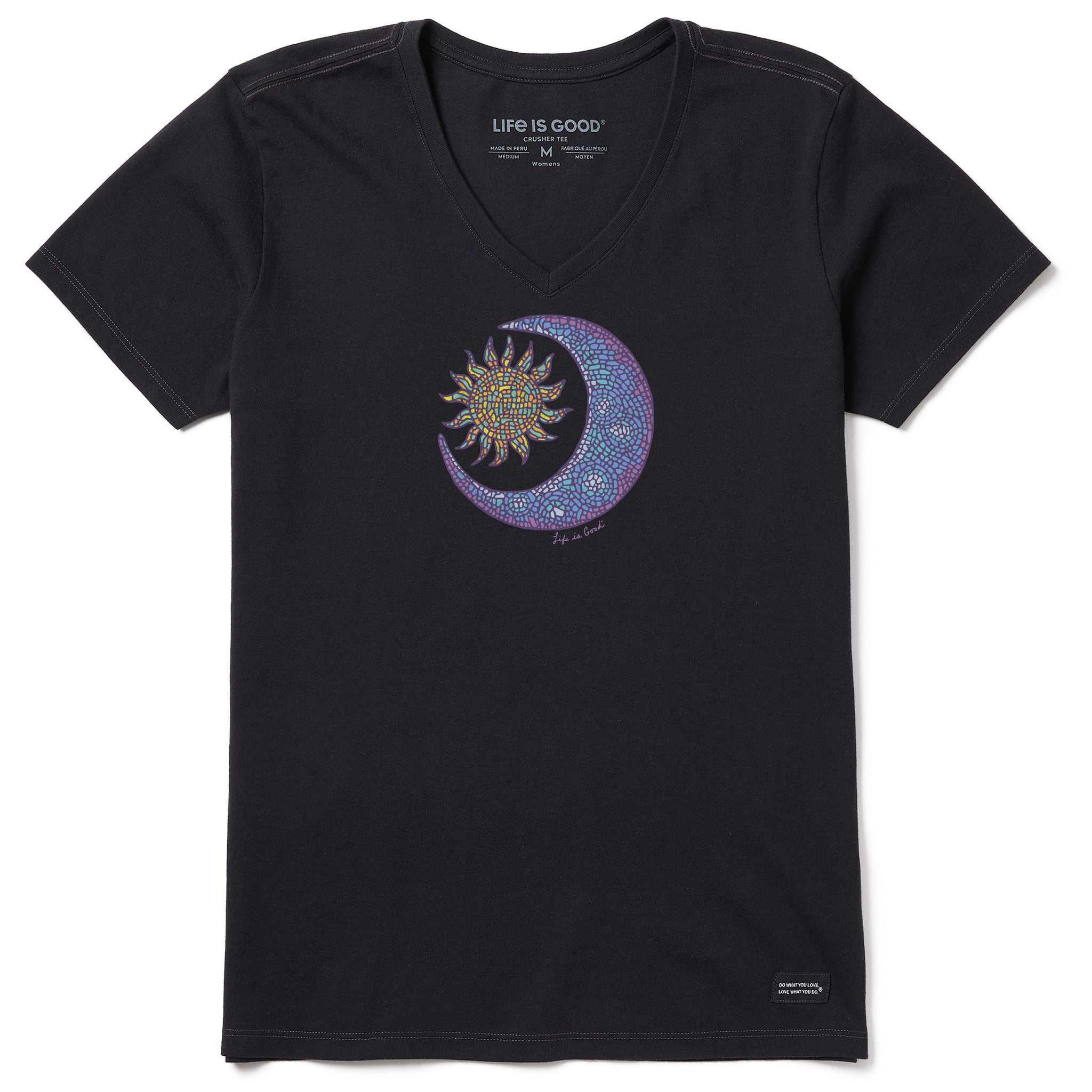 Women's Mosaic Sun Moon Short Sleeve Vee | Shop Life is Good