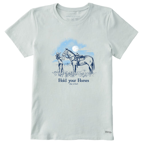 Hold Your Horses Retro Western Aesthetic Vintage Inspired Trendy Unisex...