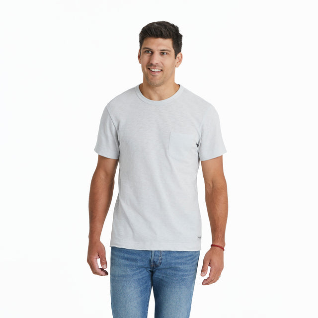 Product image for "Men's Solid Slub Slim Fit Pocket Tee" ||129628_1