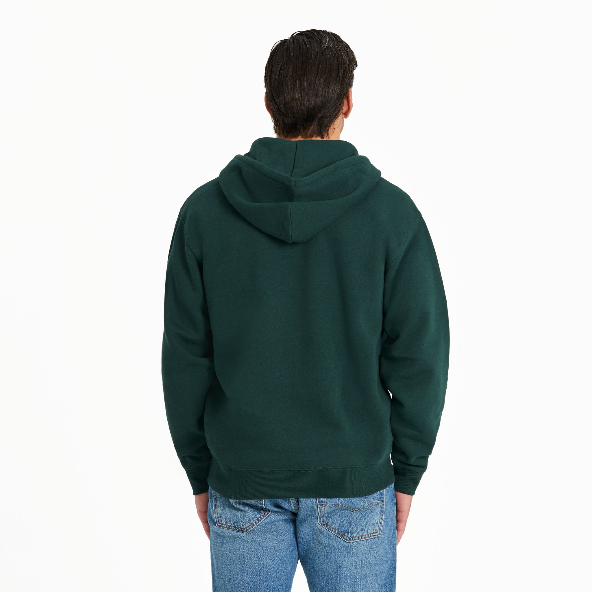 Men's Three Striped Block Good Vibes Fleece Zip Hoodie | Shop Life