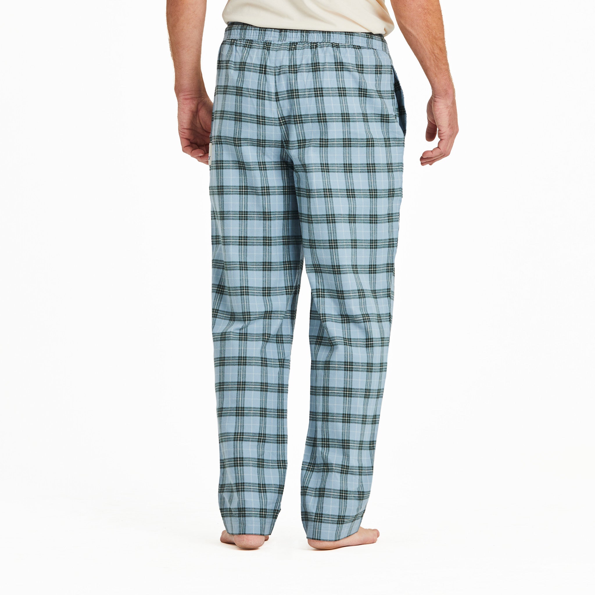 Product image for "Men's Smoky Blue Check Classic Sleep Pant" ||129681_2