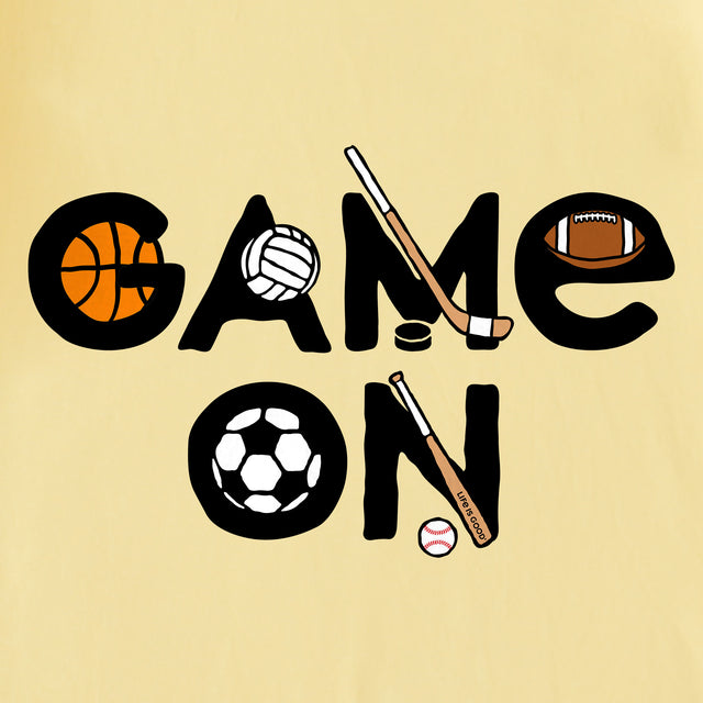 Product image for "Kids Sport Game On Stacked Short Sleeve Crusher Tee" ||129690_2