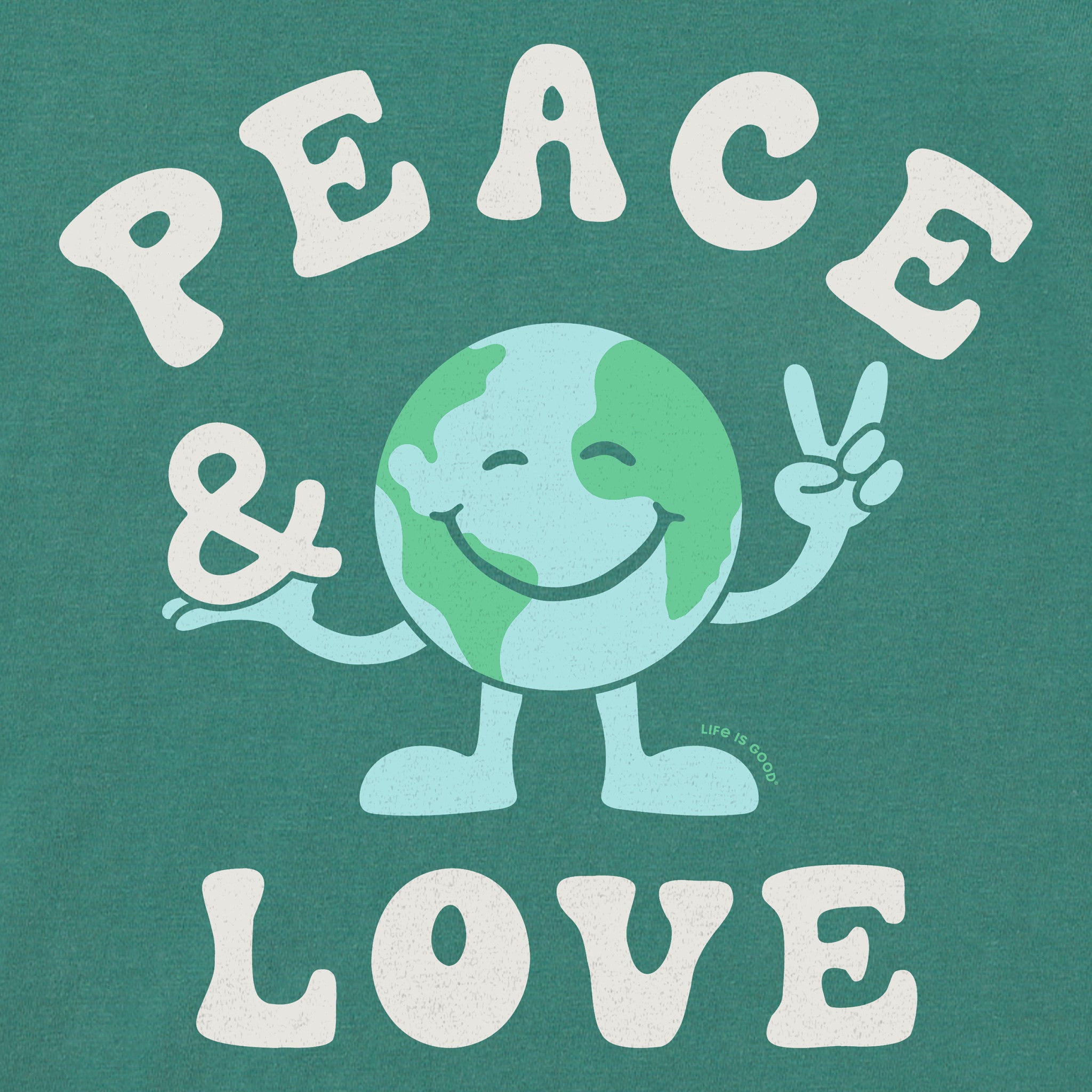 Kids Peace & Love Earth Short Sleeve Crusher Tee | Shop Life is Good
