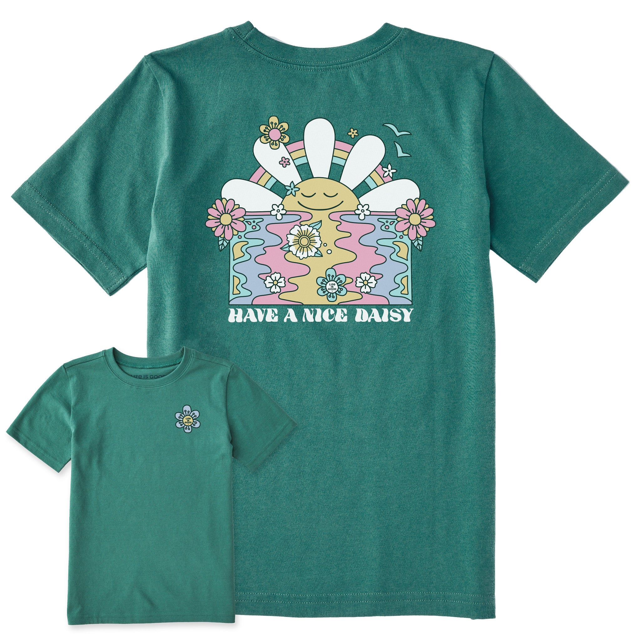 Kids Have a Nice Daisy Sunrise Short Sleeve Crusher Tee | Shop