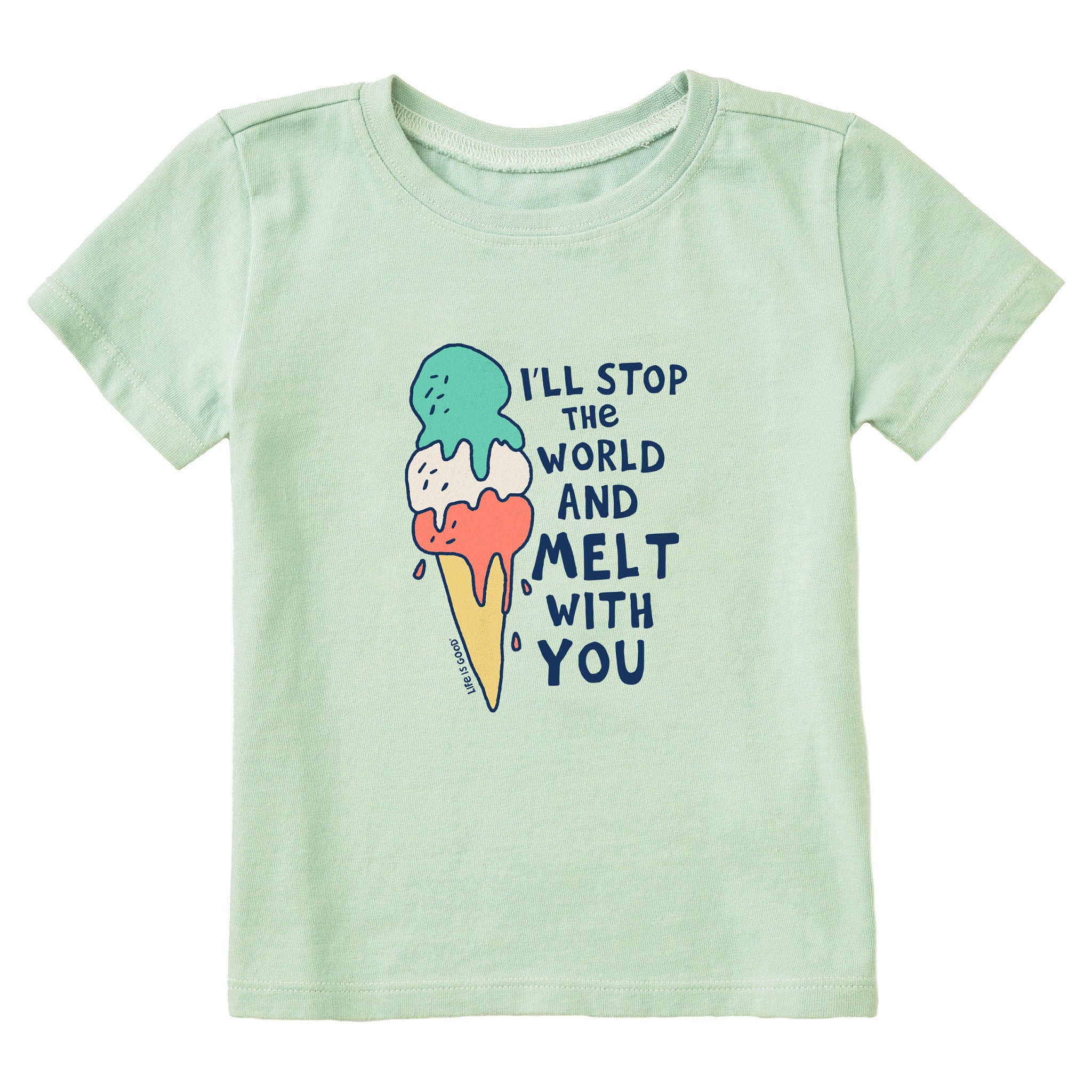 Toddler Melt With You Ice Cream Short Sleeve Crusher Tee | Shop